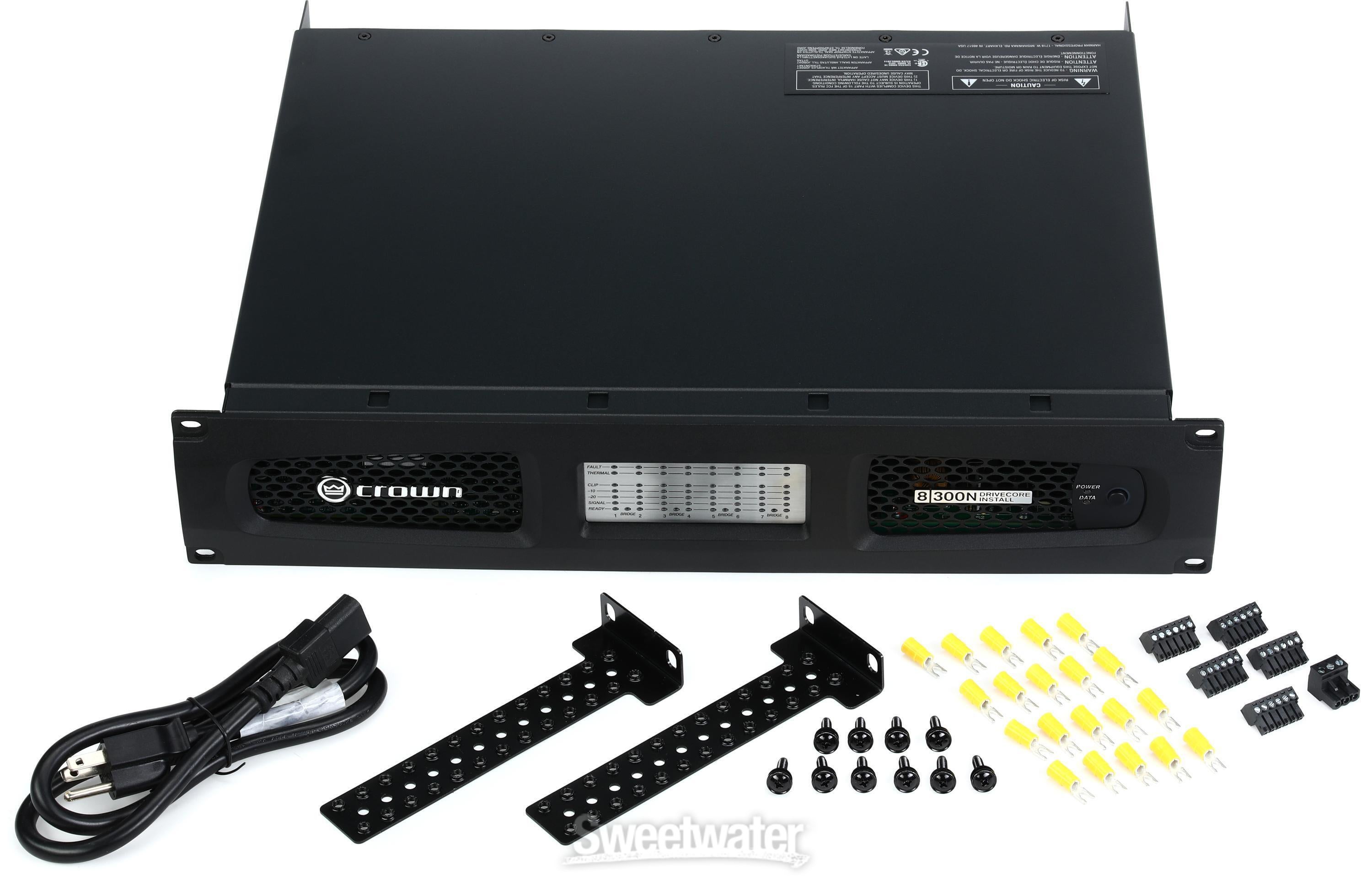 ▲未使用品▲CROWN DCi8 300 高品位設備用 CROWN ( クラウン ) DCi 8|300 8チャンネルパワーアンプ 送料