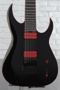 Schecter Sunset-7 ET Red Dawn 7-string Baritone Electric Guitar - Gloss Black