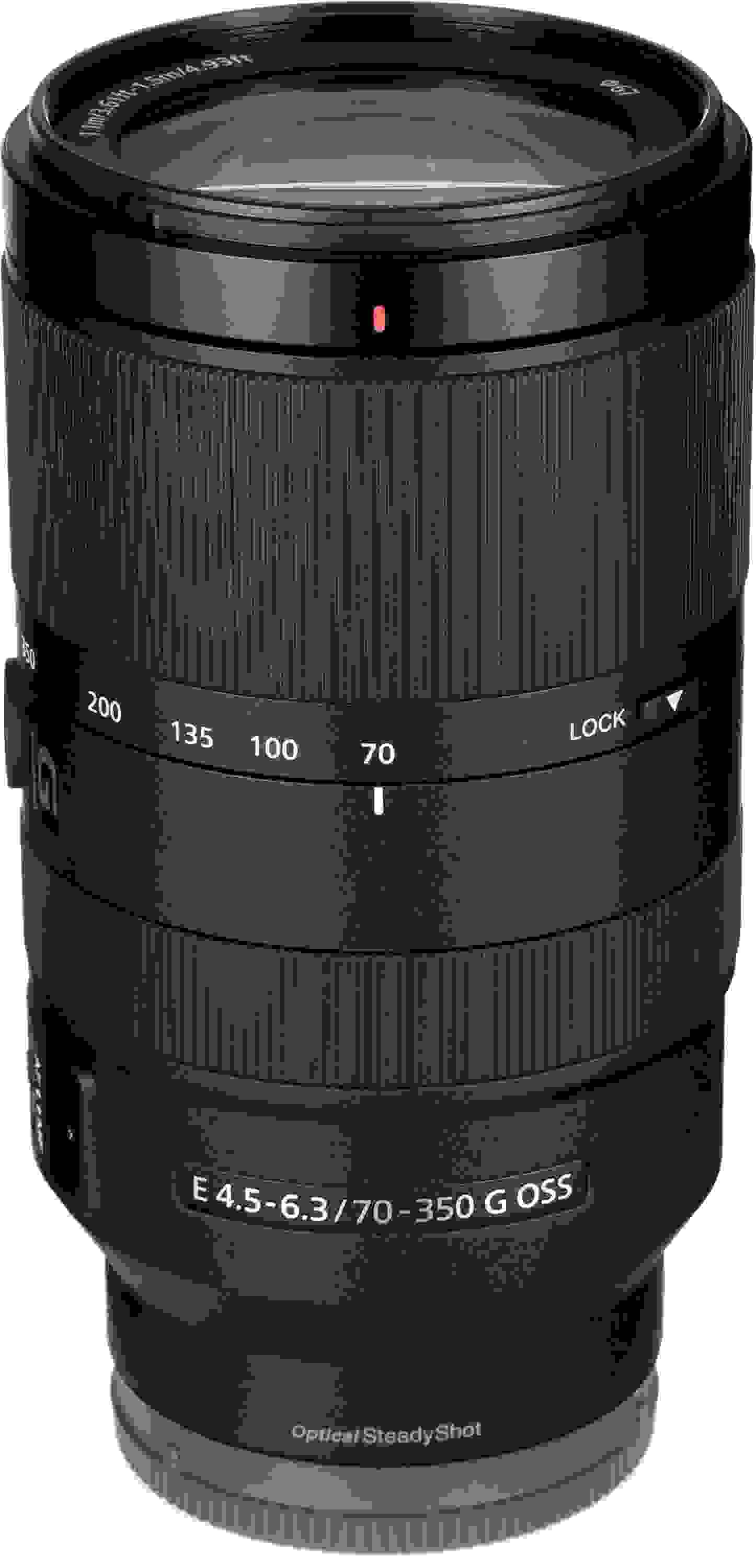 Sony SEL70350G E 70mm-350mm F4.5-6.3 G OSS APS-C Telephoto Zoom G Lens ...