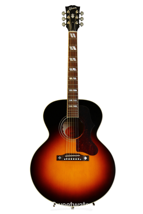 Gibson Acoustic J-185 Red Spruce - Sunset Burst | Sweetwater