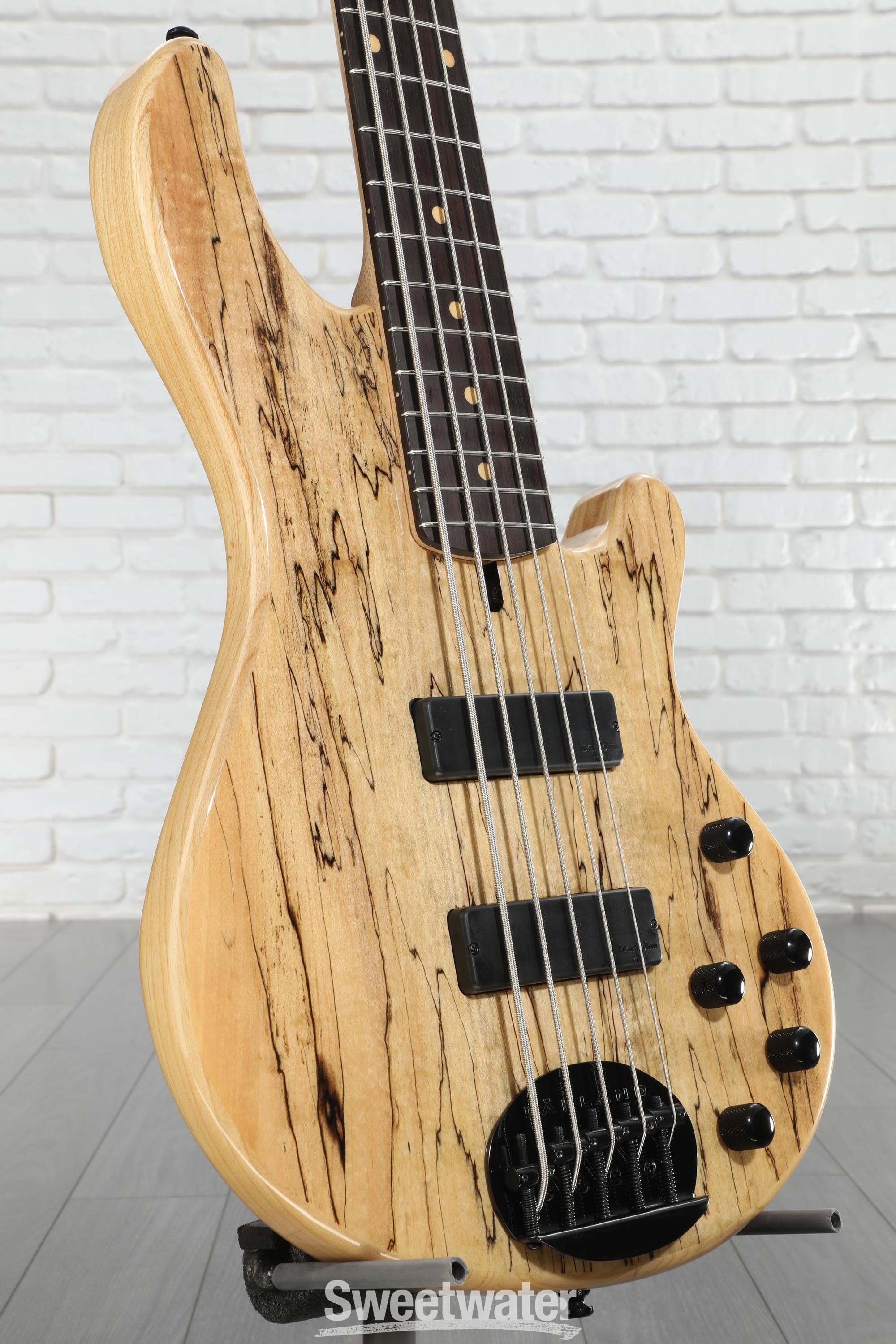 その他 goodtalk Lakland Skyline 55-01 Deluxe Spalted Maple Bass Guitar - Natural