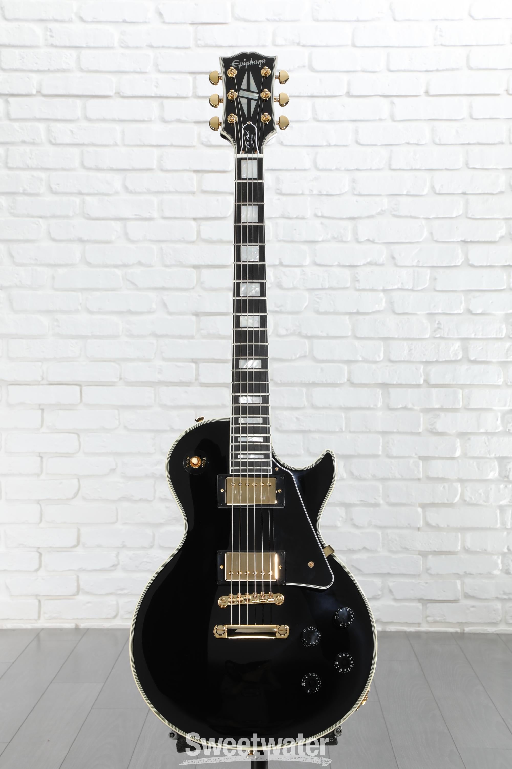 ギター GIBSON Custombucker Epiphone Lespaul Amazon.com: Epiphone Inspired by Gibson Custom Les Paul Custom