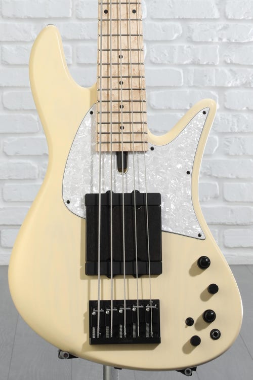 Fodera Joey Lauricella Standard 5-string Bass Guitar - Satin Transparent Cream