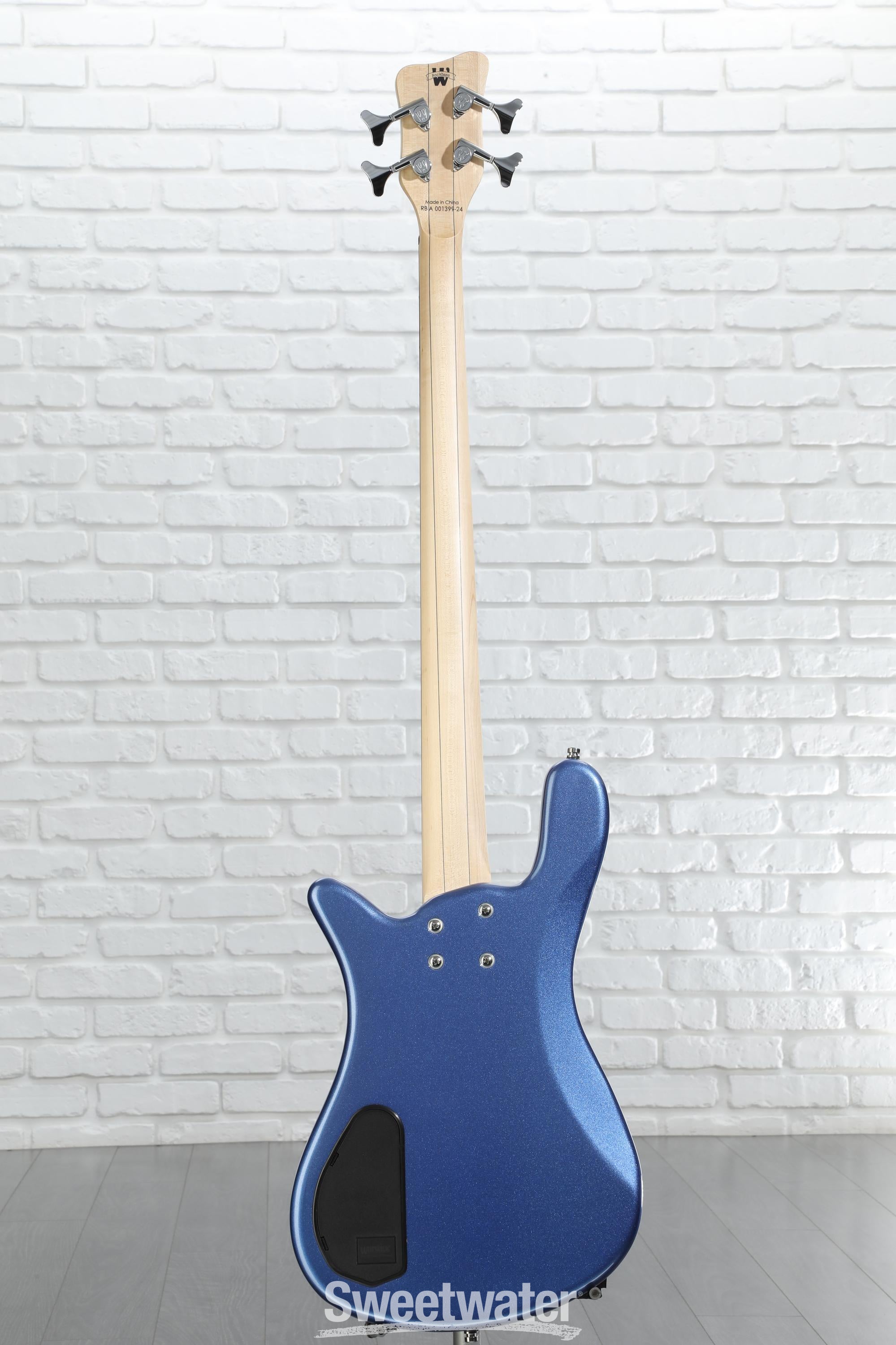 Warwick RockBass Streamer LX Electric Bass Guitar - Metallic