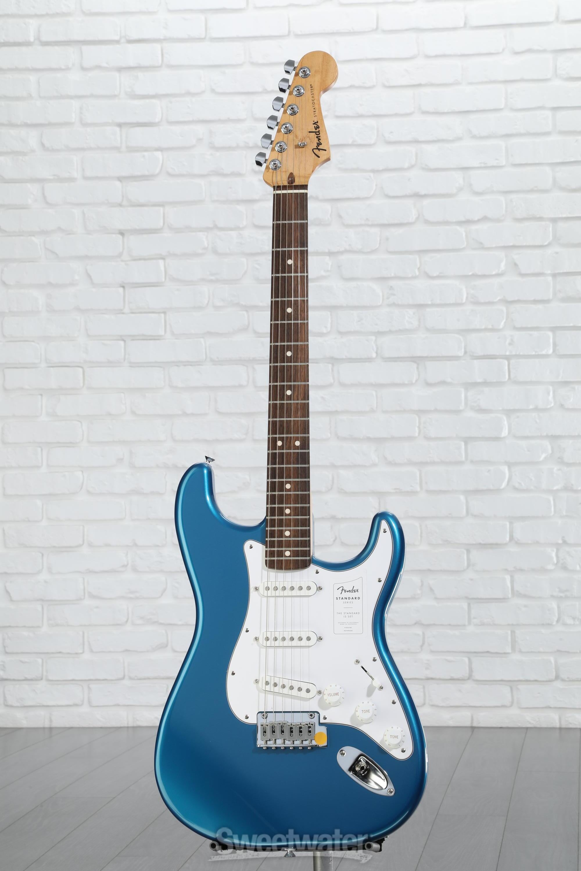 Fender Standard Stratocaster Electric Guitar - Aqua Marine Metal