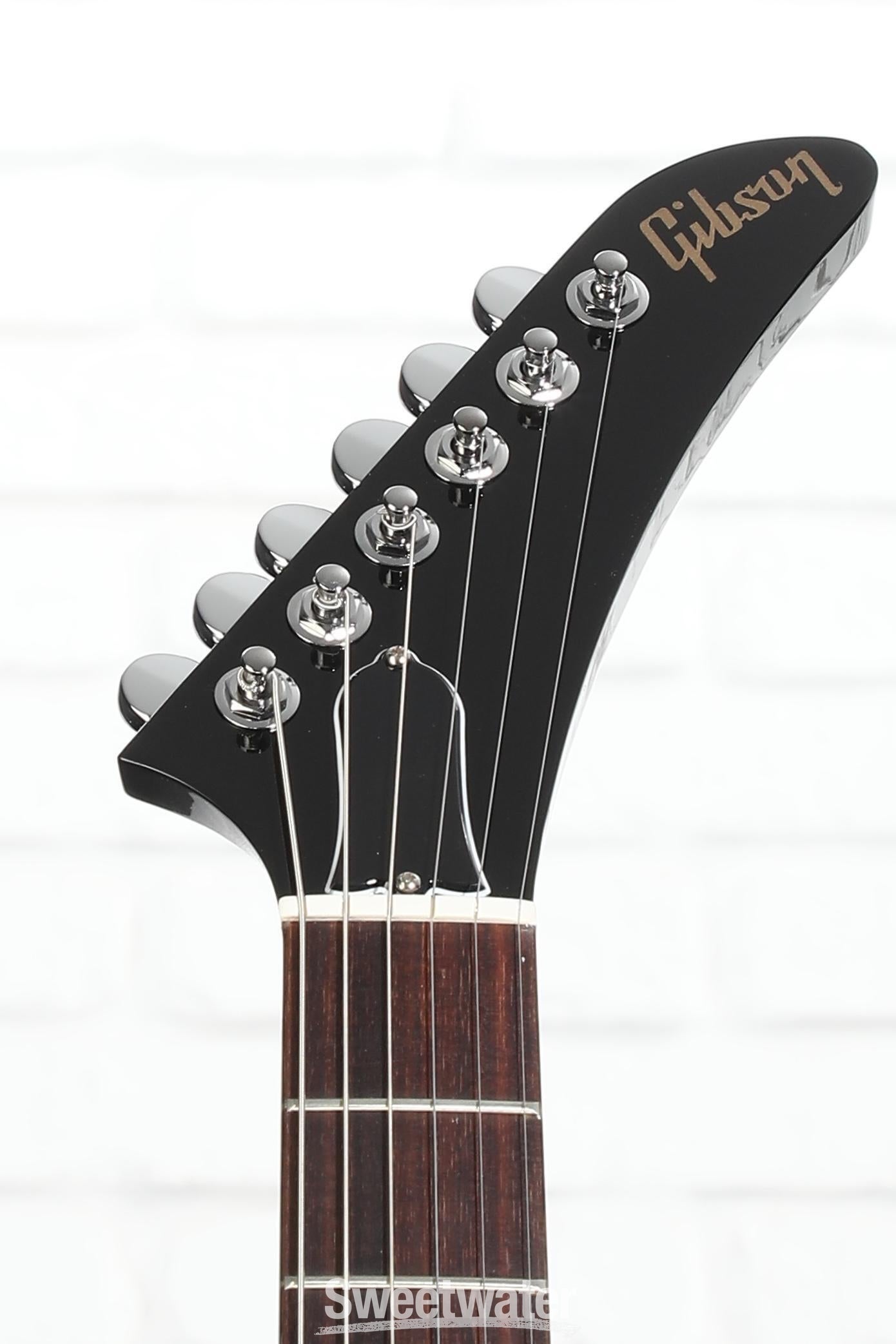 Gibson 80s Explorer Solidbody Electric Guitar - Ebony | Sweetwater