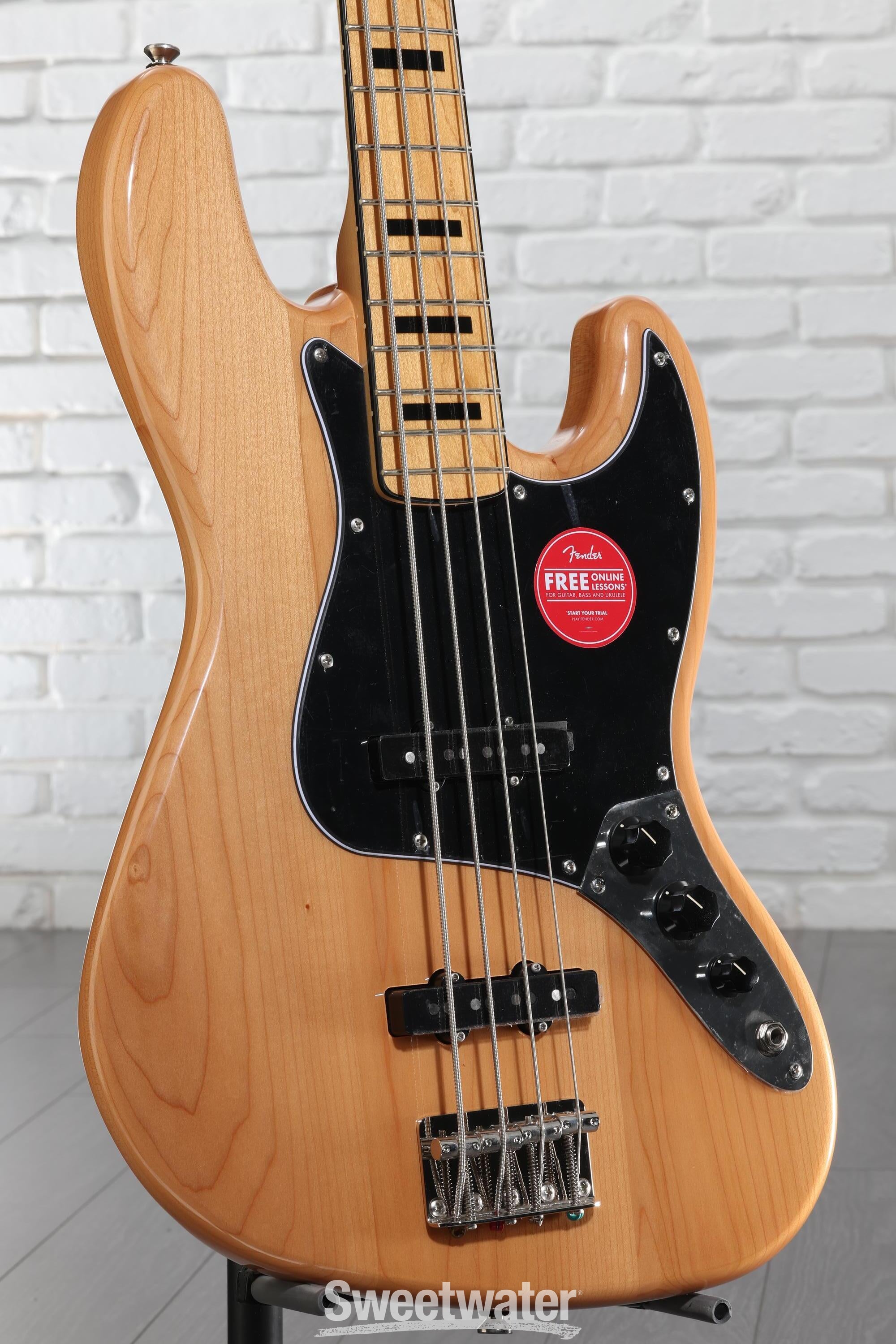 Squier Classic Vibe '70s Jazz Bass - Natural | Sweetwater