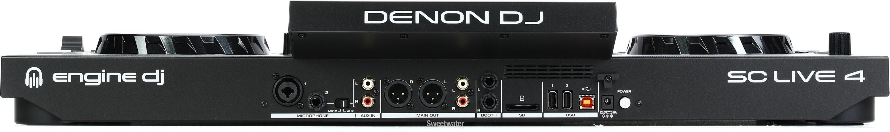 Denon DJ SC Live 4 Standalone DJ Controller - Black | Sweetwater Denon DJ SC Live 4 Standalone DJ Controller - Black | Sweetwater