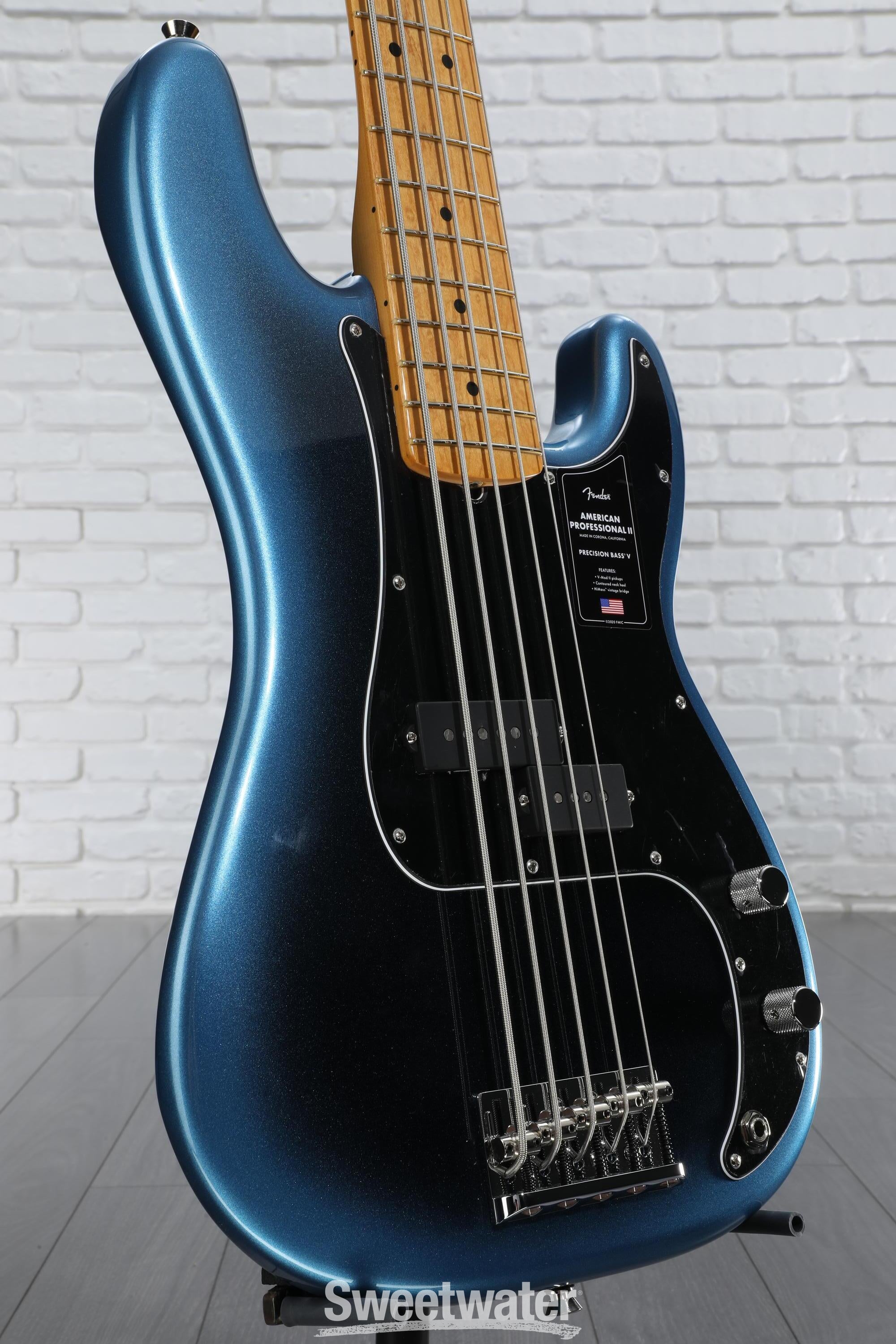 Fender American Professional II Precision Bass V - Dark Night with Maple Fingerboard