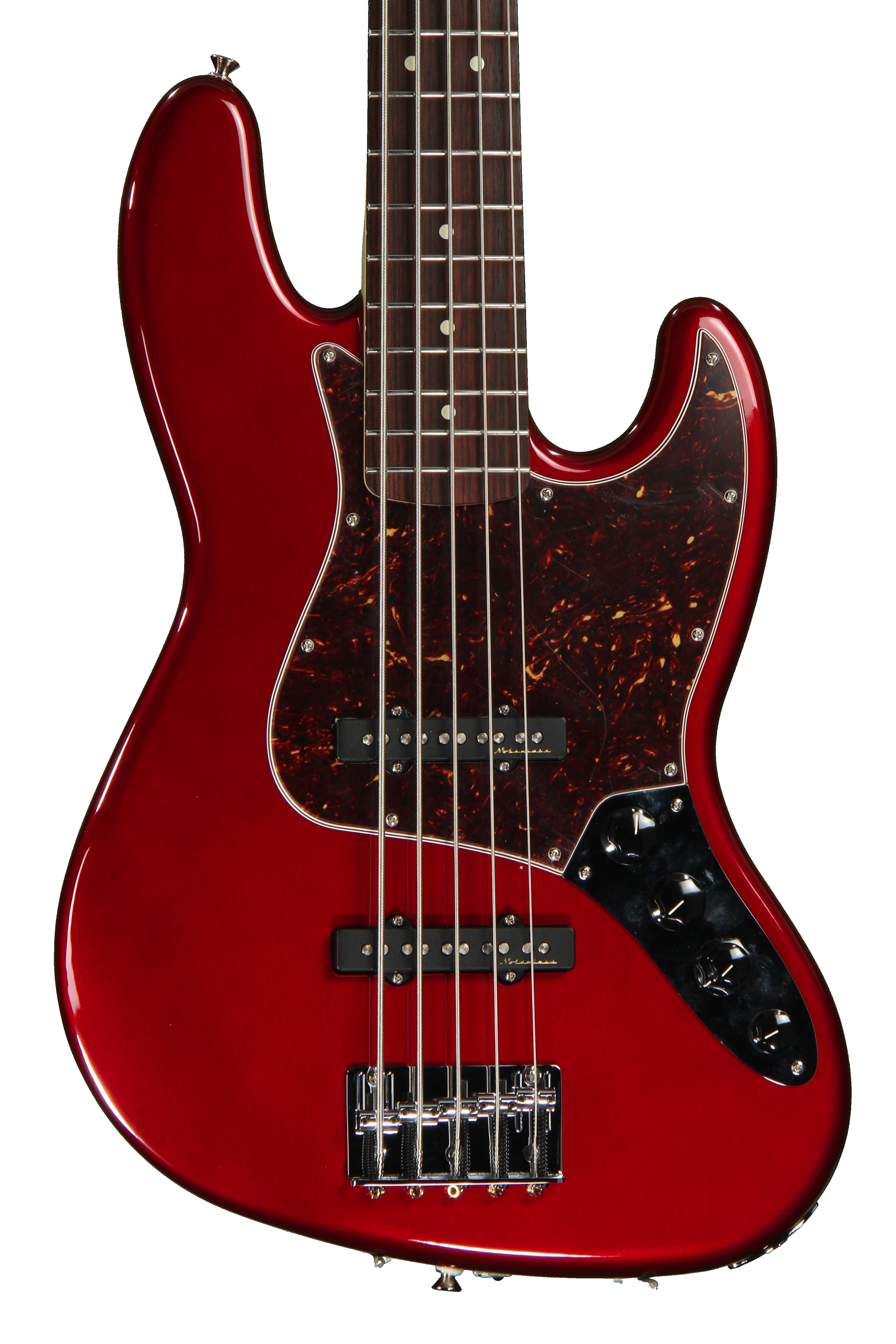 ベース Fender Deluxe Active Jazz Bass MOD Fender Deluxe Active Jazz Bass V - Candy Apple Red | Sweetwater