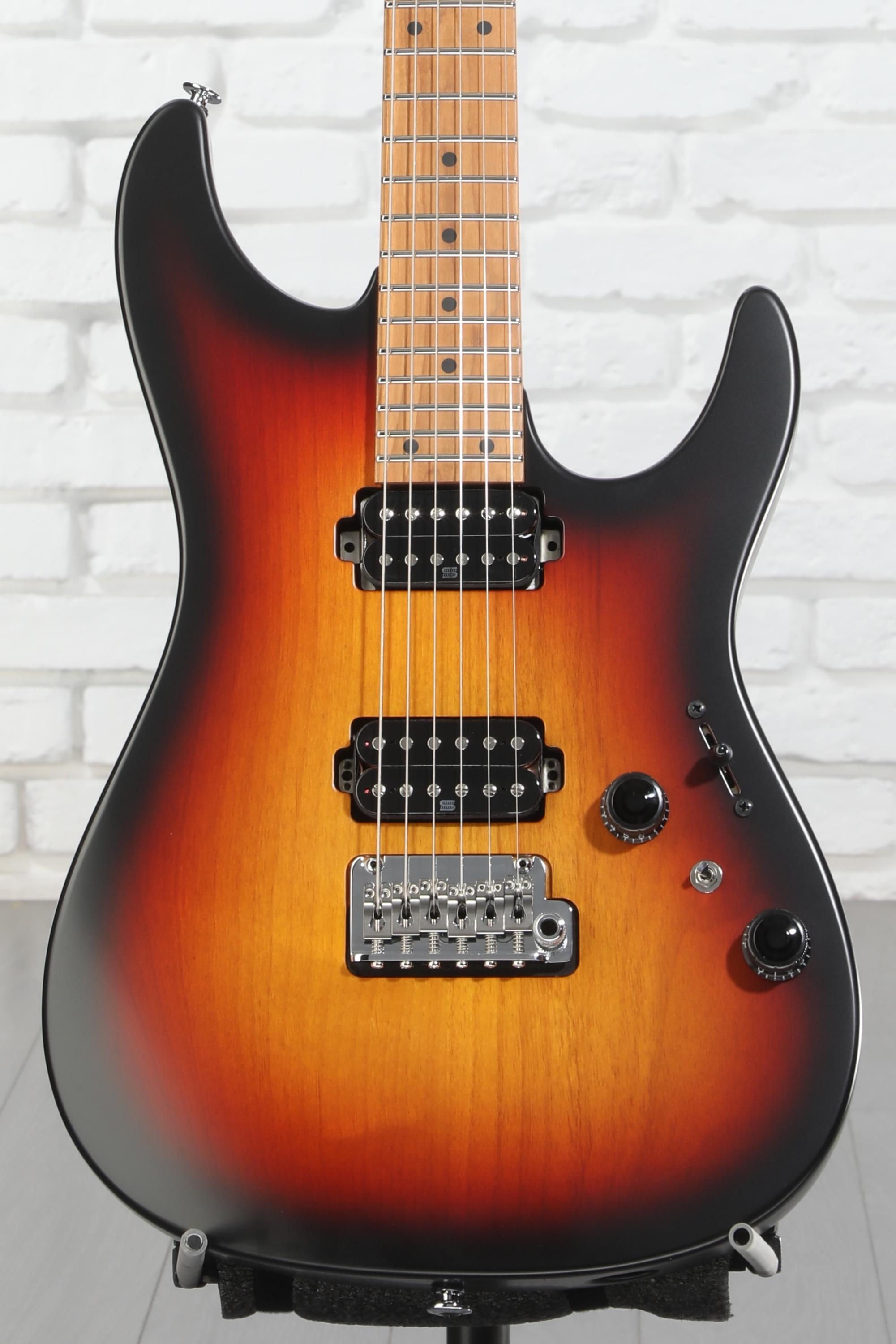 Ibanez Prestige AZ2402 Electric Guitar - Tri Burst Fade Flat
