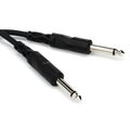 Photo of Hosa CPP-101 Interconnect Cable - 1/4-inch TS Male to 1/4-inch TS Male - 1 foot