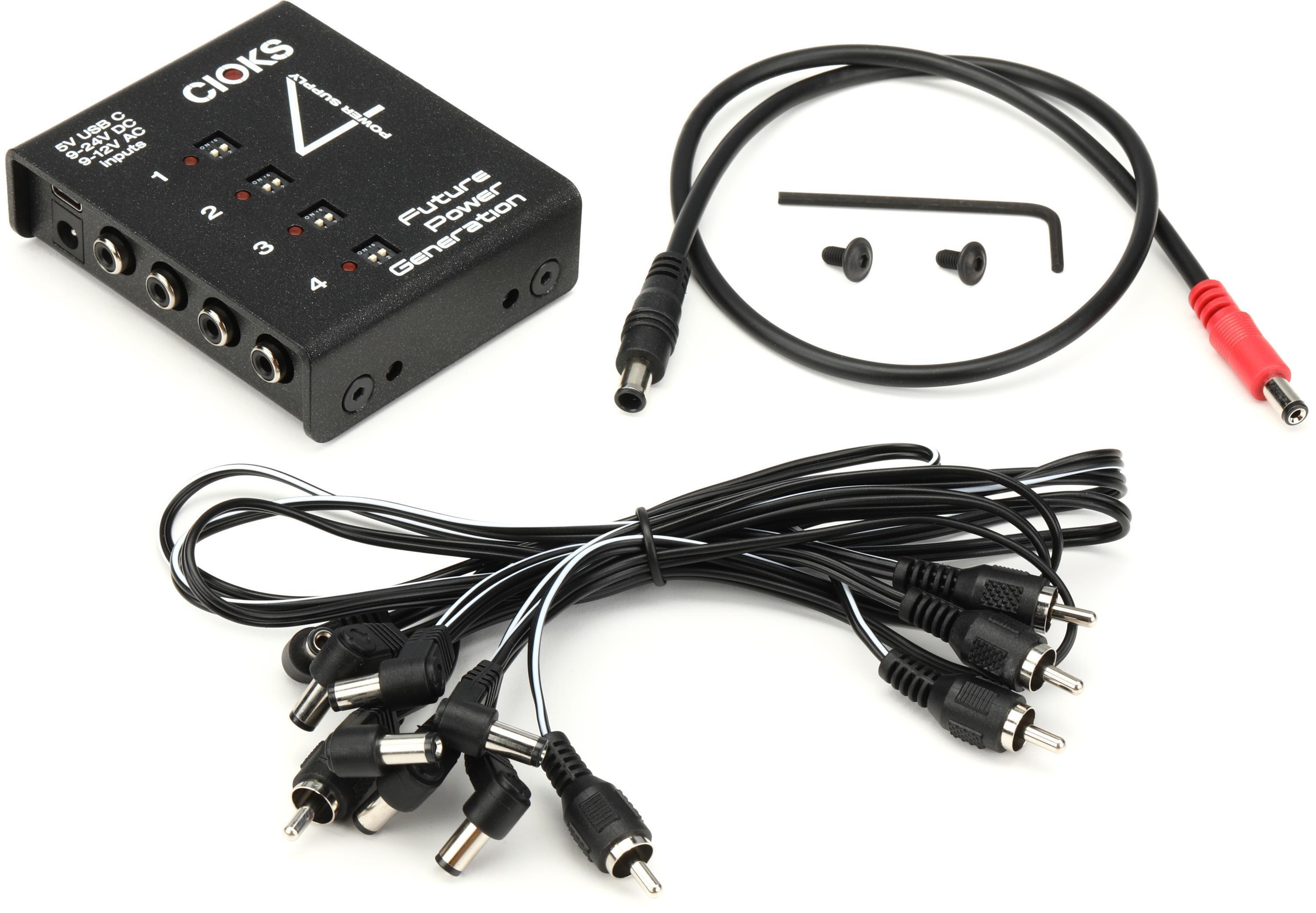 Cioks Cioks 4 4 Output Isolated Guitar Pedal Power Supply Expander Kit