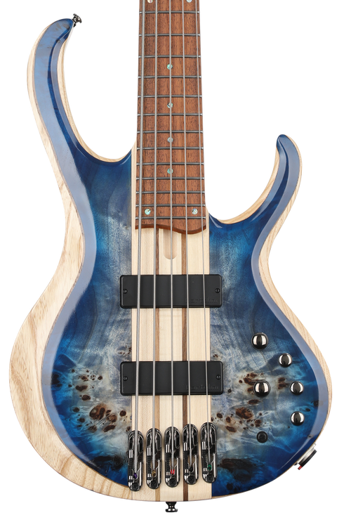 Ibanez Standard BTB845 Bass Guitar - Cerulean Blue Burst Low Gloss 