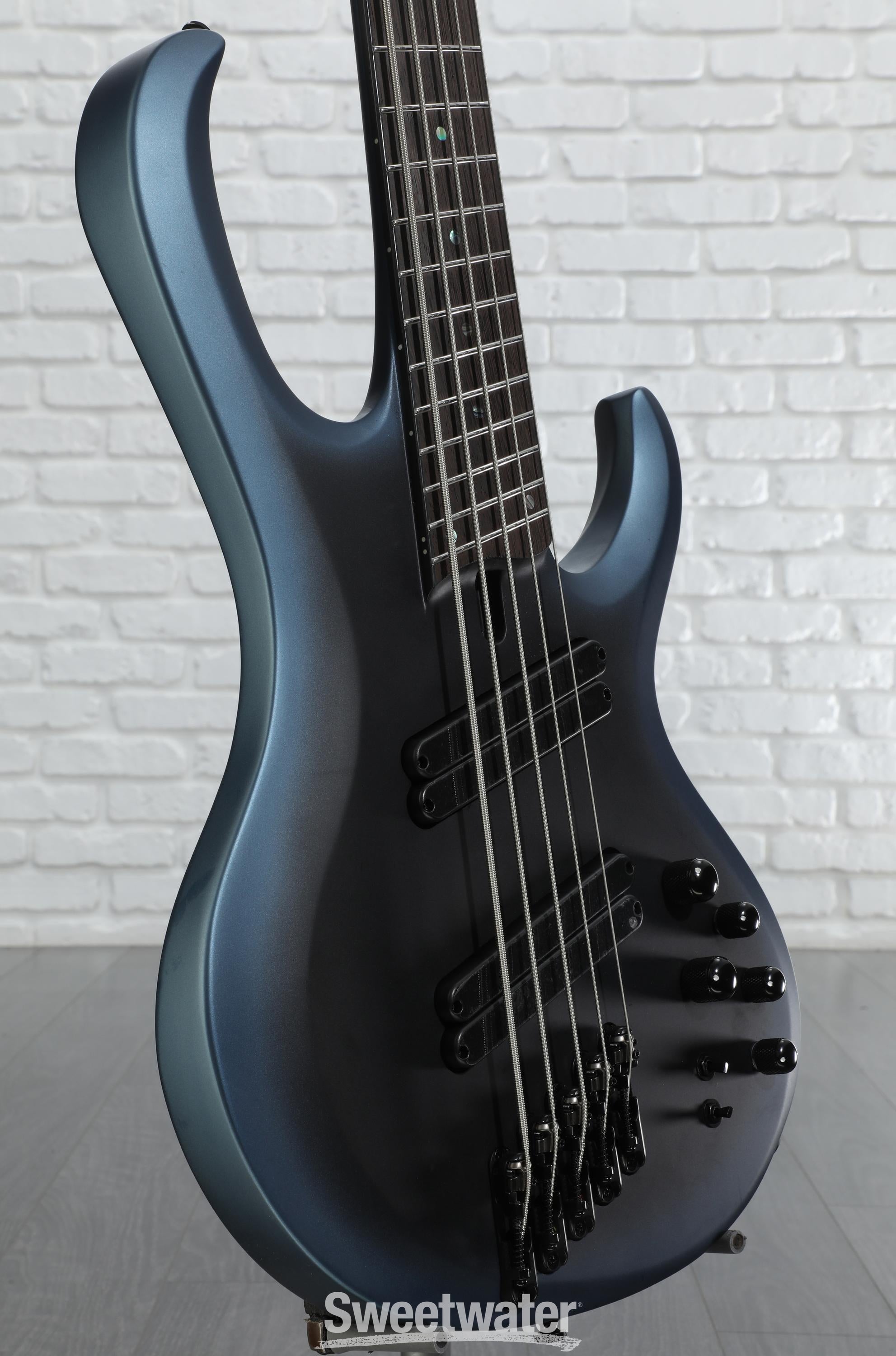Ibanez BTB605MS Multi-scale 5-string Bass Guitar - Midnight