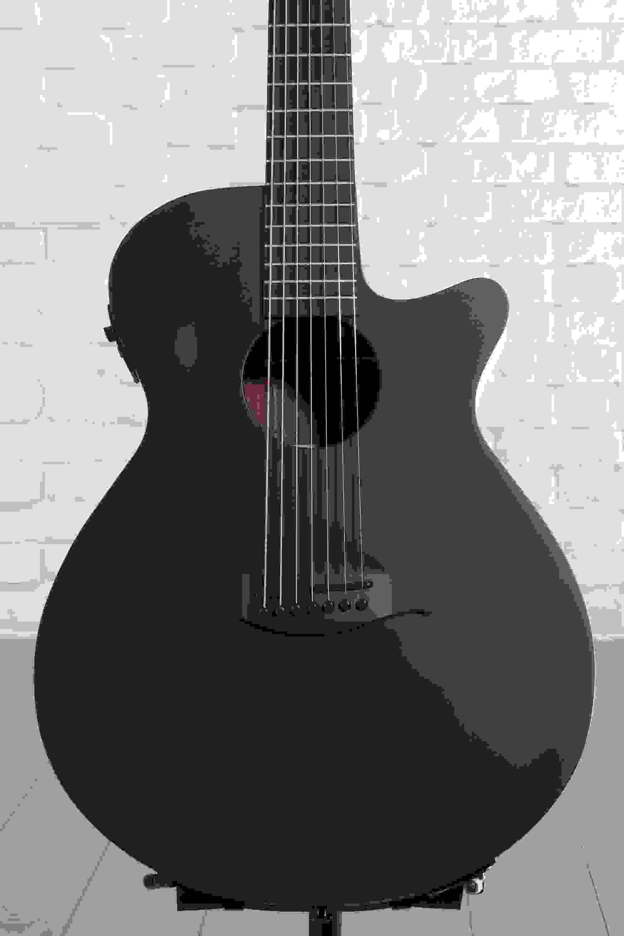 Ibanez AEG721 7-string Acoustic-electric Guitar - Black Out