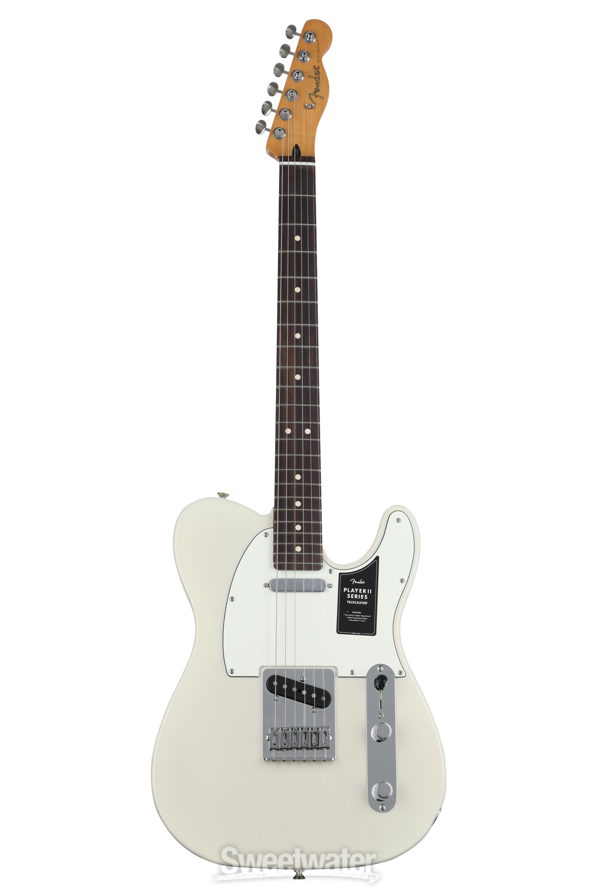 Fender Player II Telecaster Electric Guitar - White Blonde with Rosewood Fingerboard