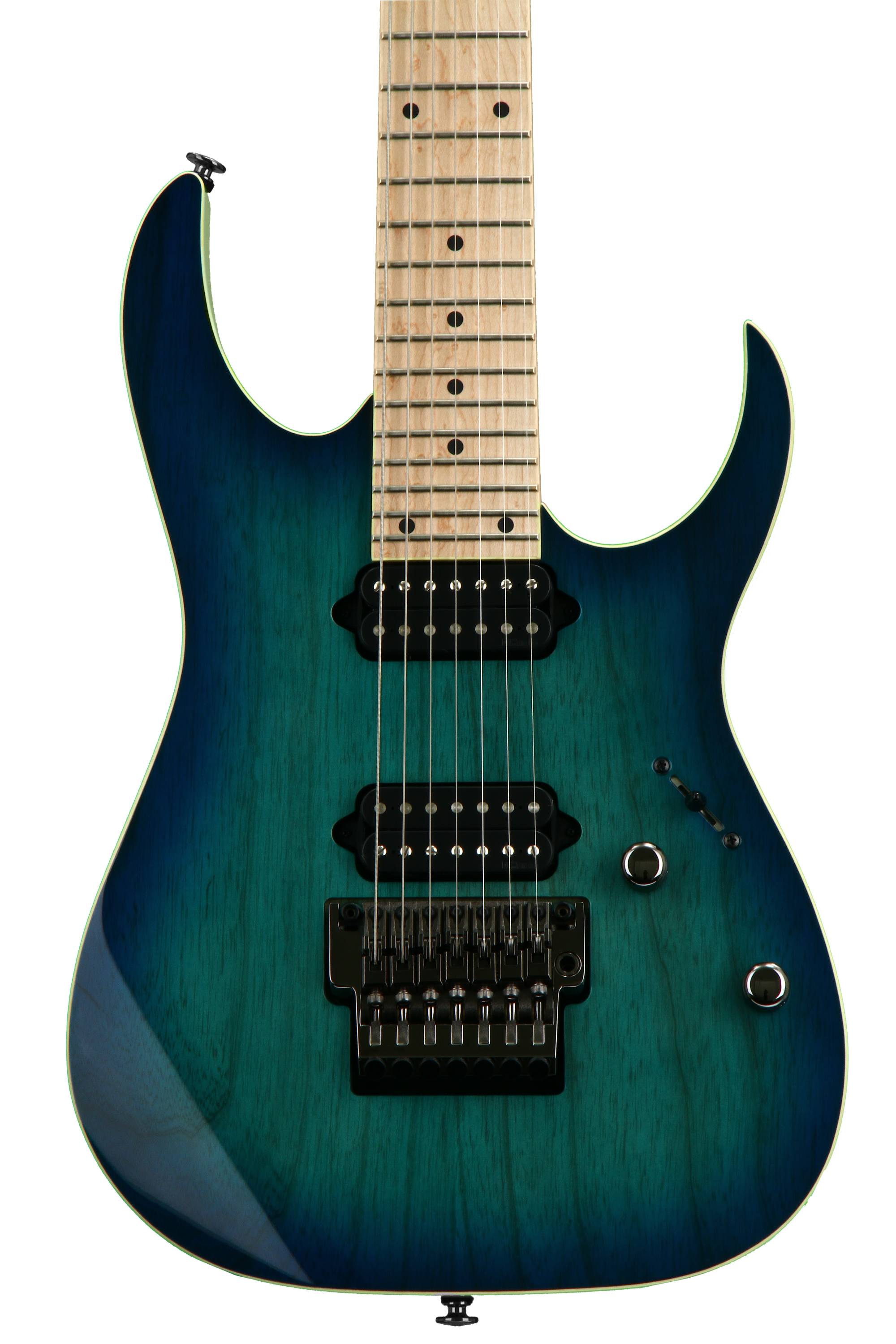 Ibanez Prestige RG752AHM - Nebula Green Burst | Sweetwater