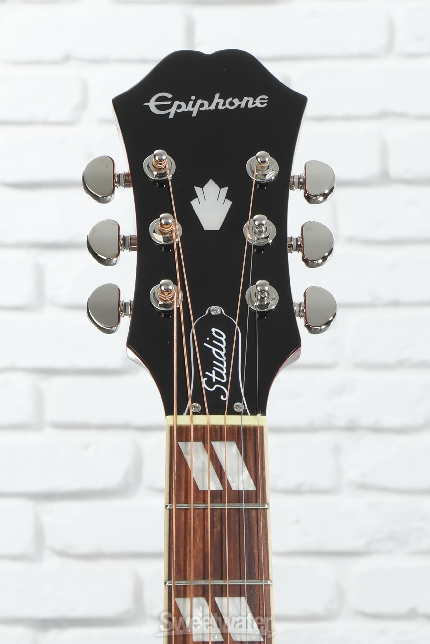 Epiphone Hummingbird Studio Acoustic-Electric Guitar - Faded