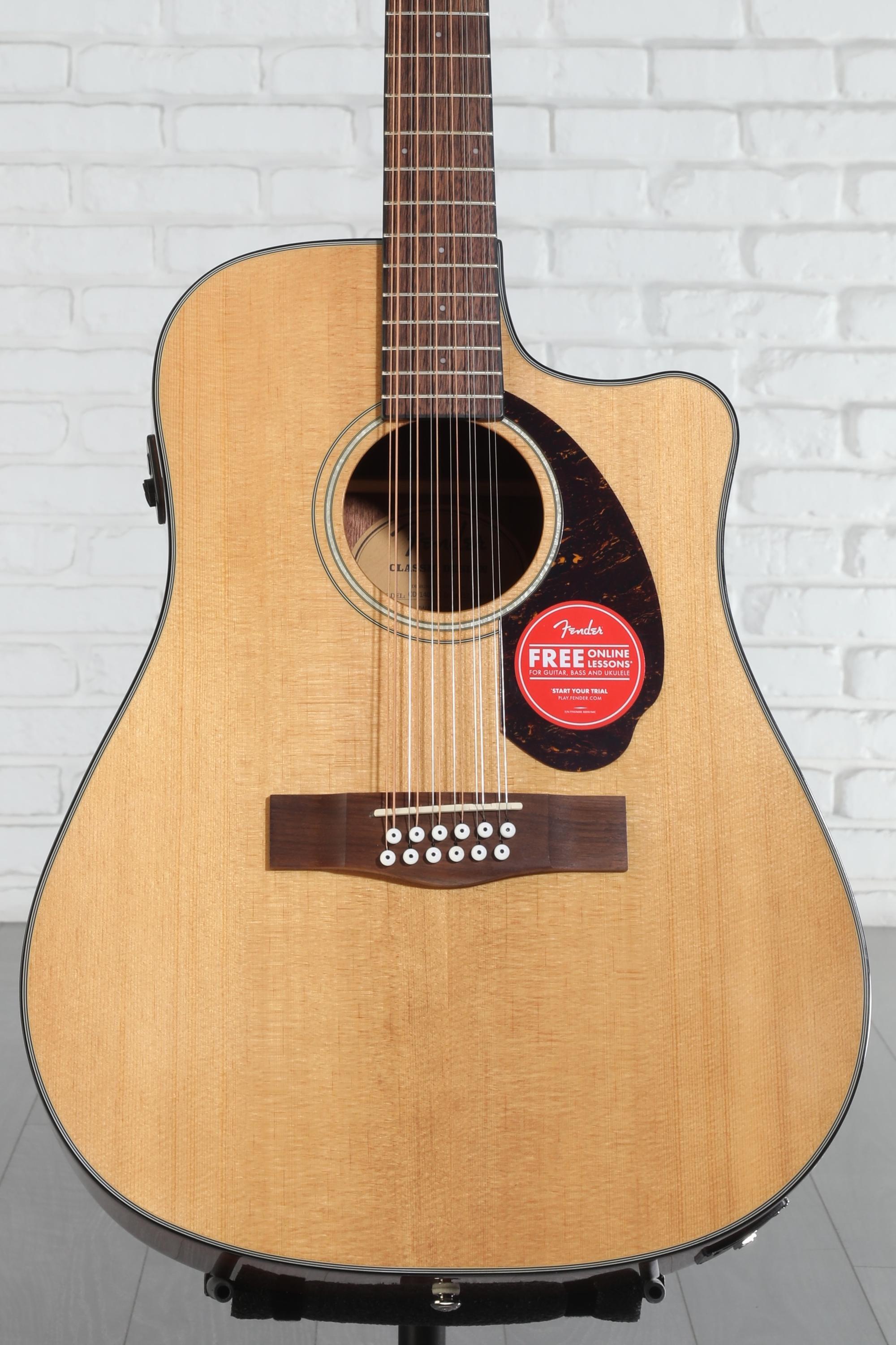 Fender CD-140SCE 12-string Acoustic-electric Guitar - Natural