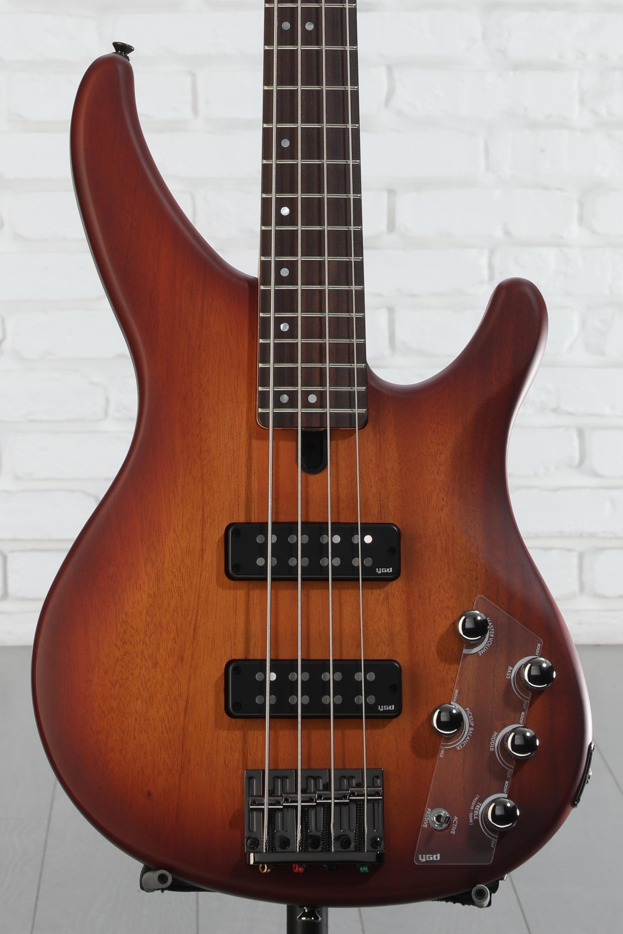 Yamaha TRBX504 4-string Bass Guitar - Brick Burst | Sweetwater