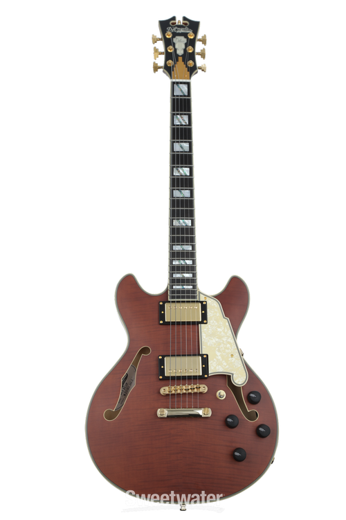 D'Angelico Deluxe Mini DC Limited Edition Semi-hollow Electric