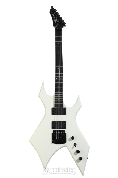 B.C. Rich Warlock Legacy Electric Guitar - Glitter Rock White
