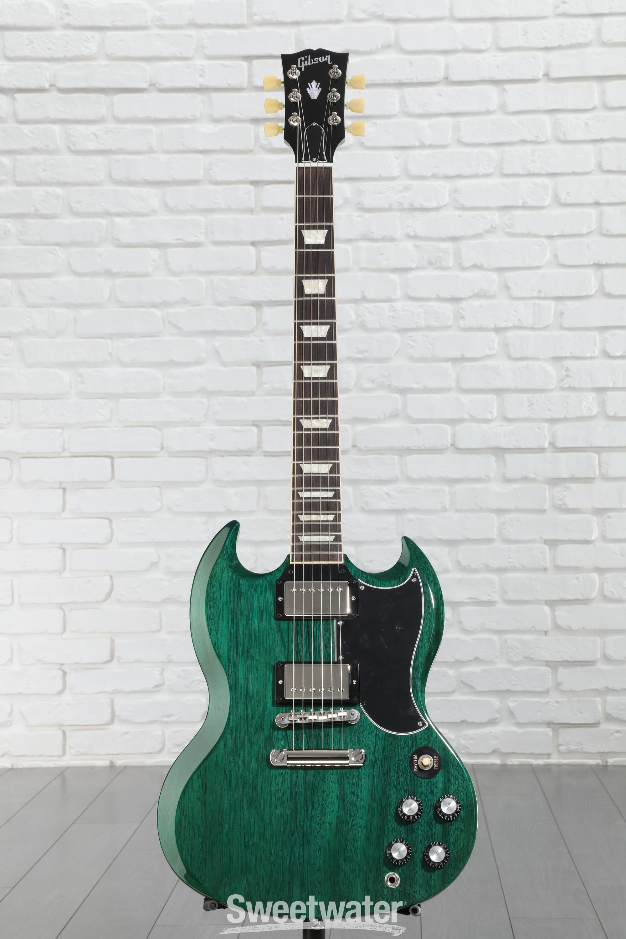 ギター Gibson SG Standard '61 Translucent Teal Gibson The Classic SG For Every Generation, Now in Custom Colors