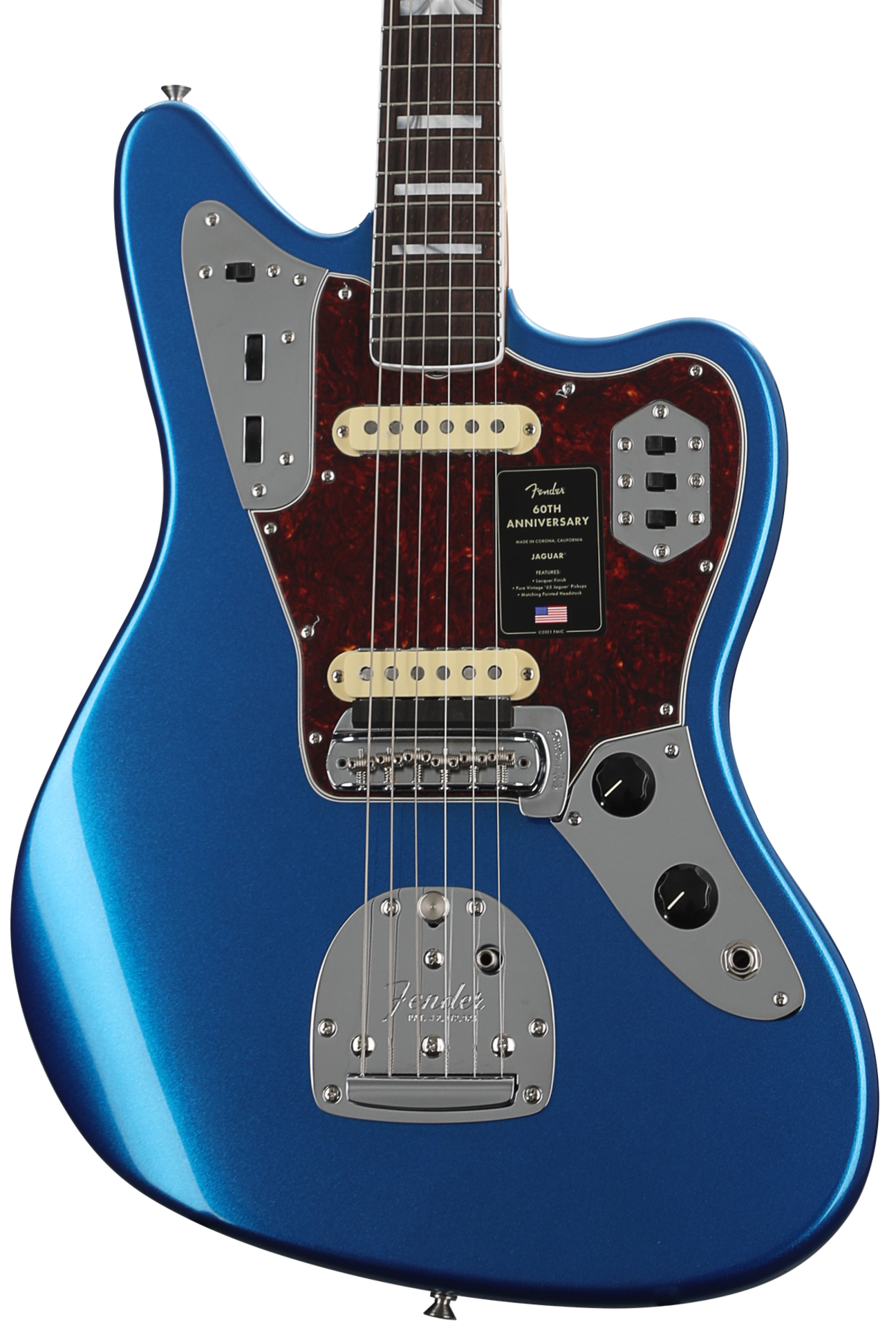 Fender 60th Anniversary Jaguar Electric Guitar - Mystic Lake