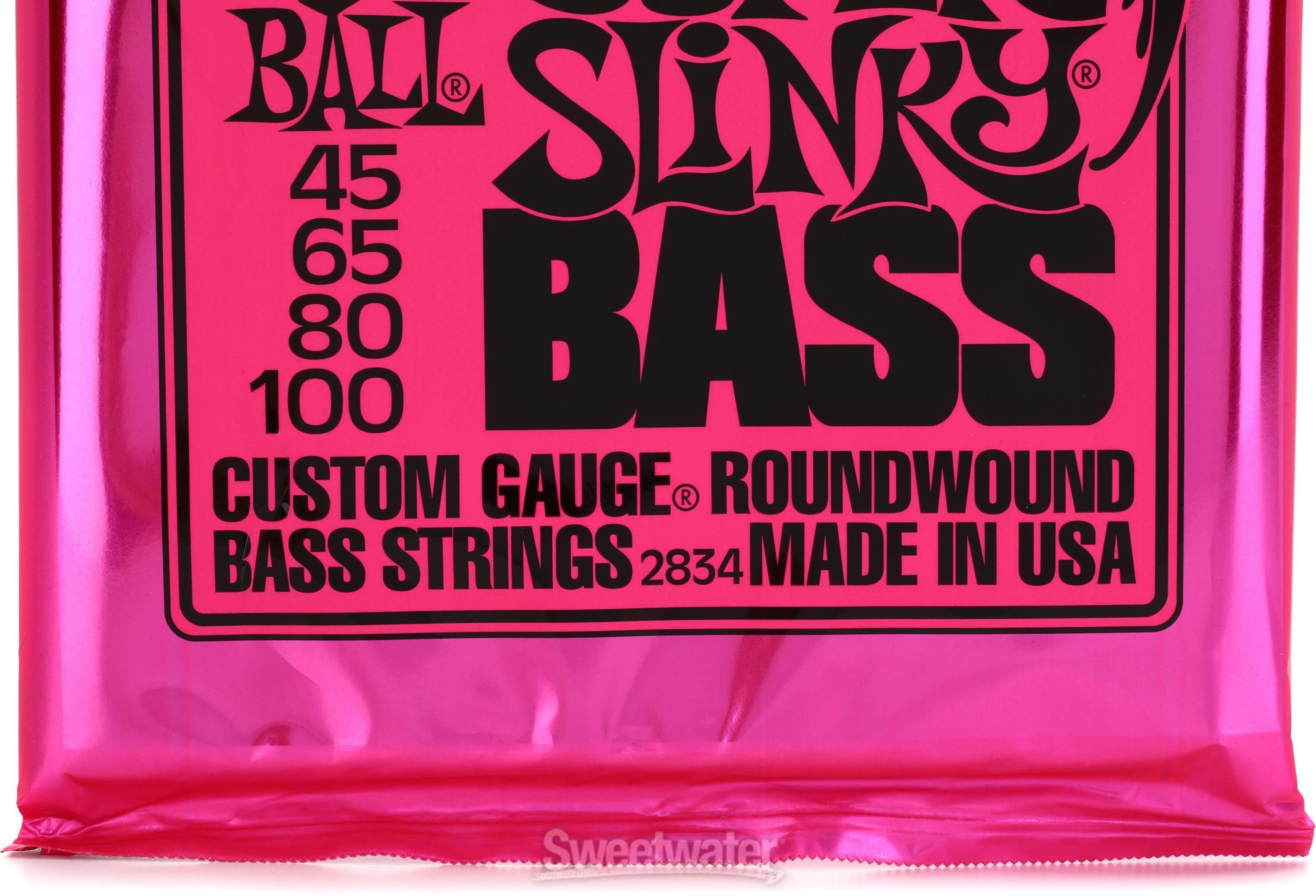 Ernie Ball 2834 Super Slinky Nickel Wound Electric Bass Guitar
