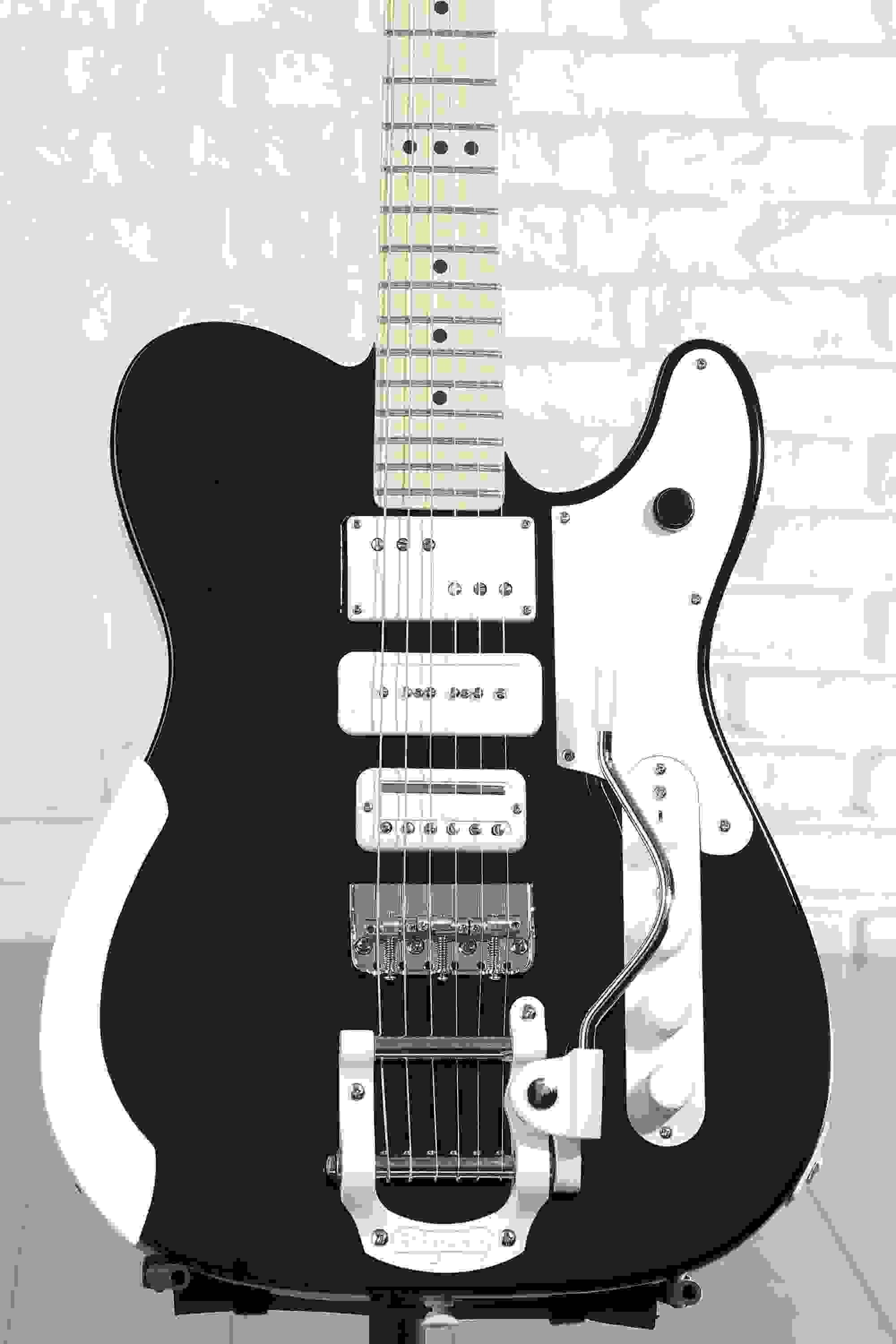 Fender Jack White Triplecaster Telecaster Electric Guitar - Black