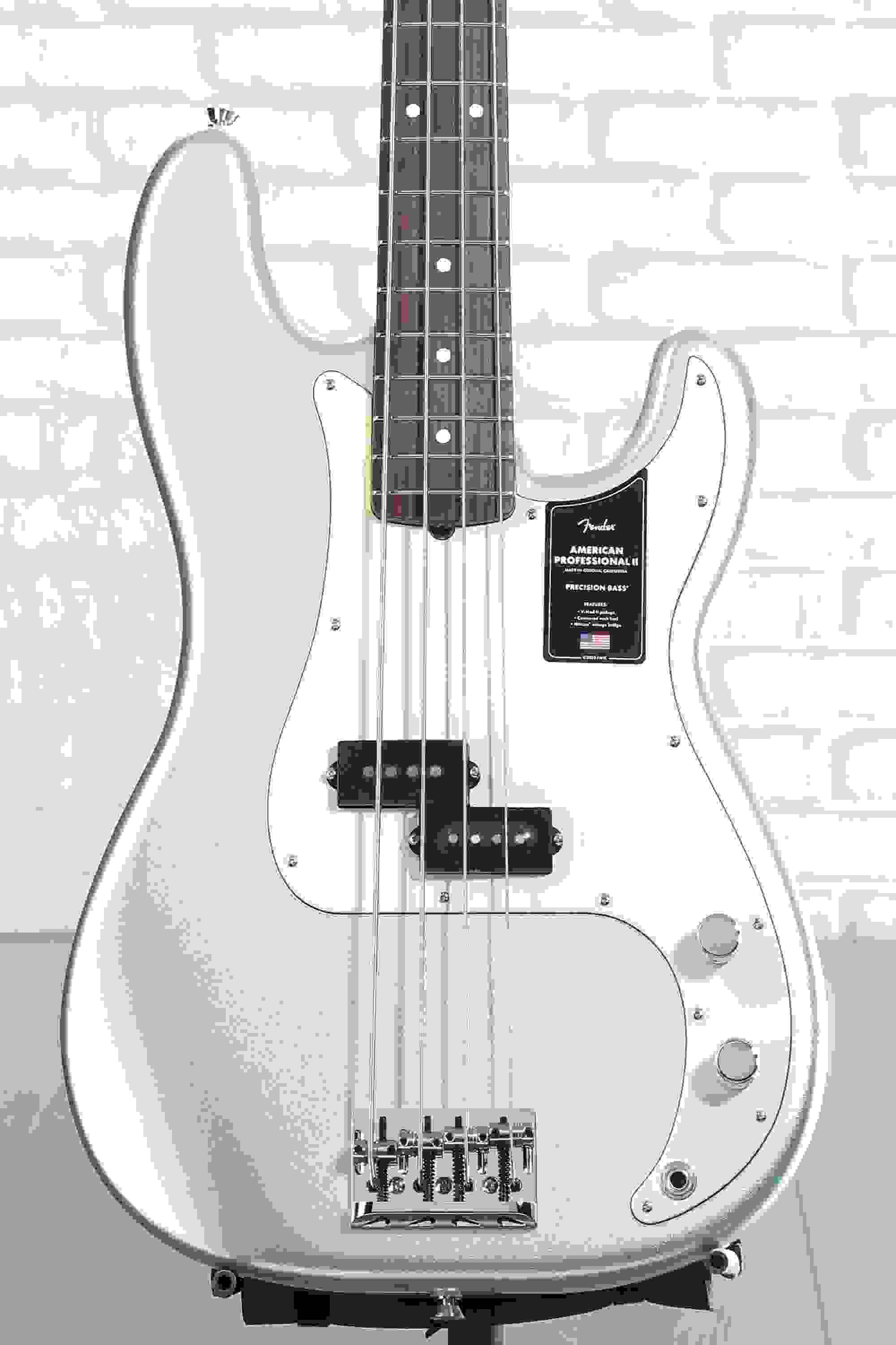 Fender American Professional II Precision Bass - Mystic Surf Green with Rosewood Fingerboard