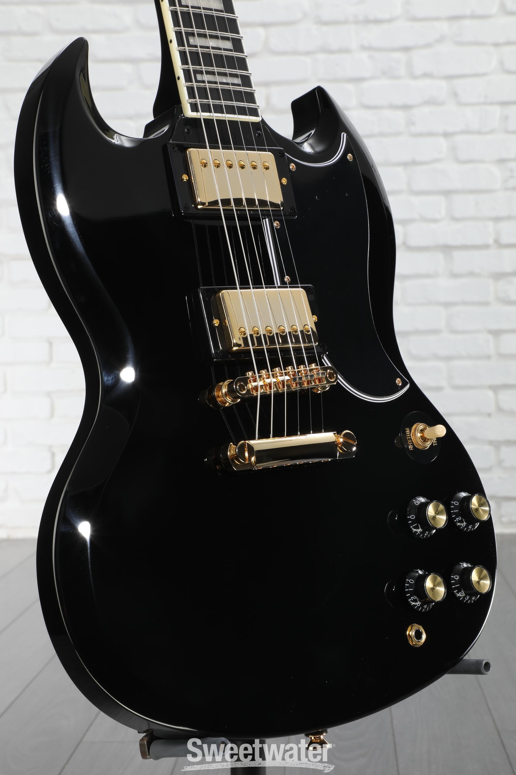 Epiphone SG Custom Electric Guitar - Ebony | Sweetwater