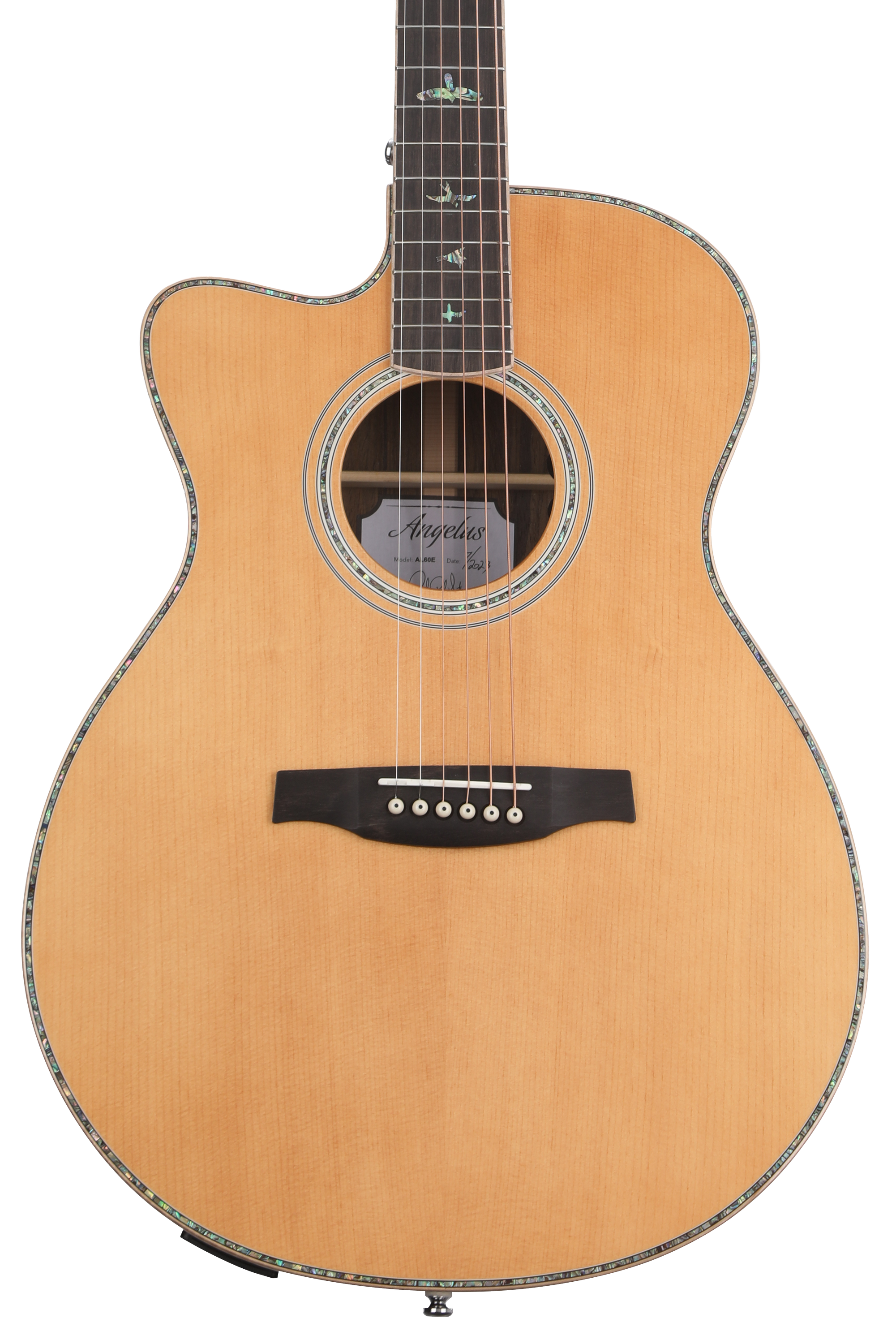 PRS SE Angelus A60E Natural 美品 PRS SE A60 Angelus Left-handed Acoustic-electric Guitar - Natural