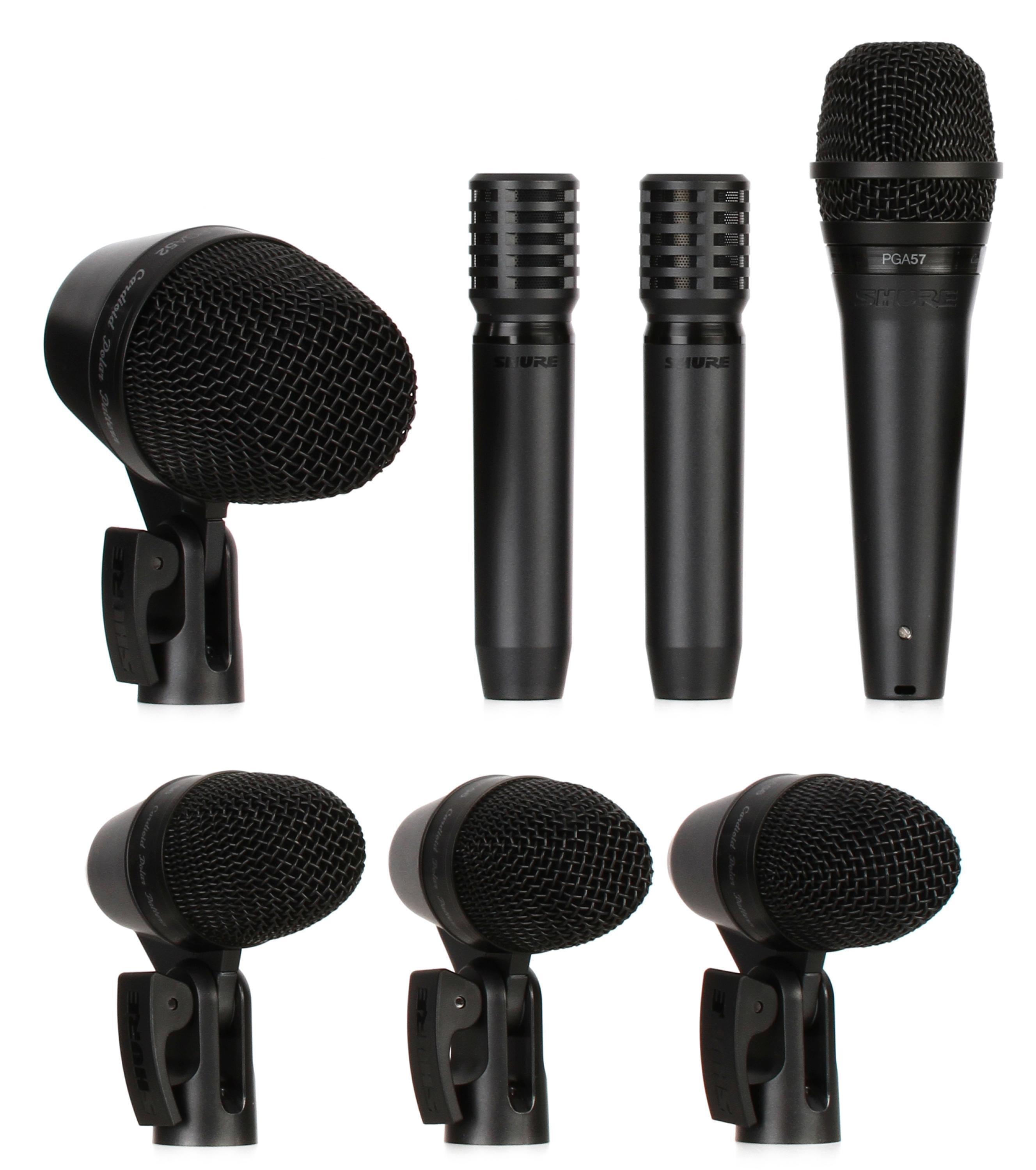 SHURE PGA Drum Kit 7 Pack Tutorial: How To Mic Up A Drum Kit