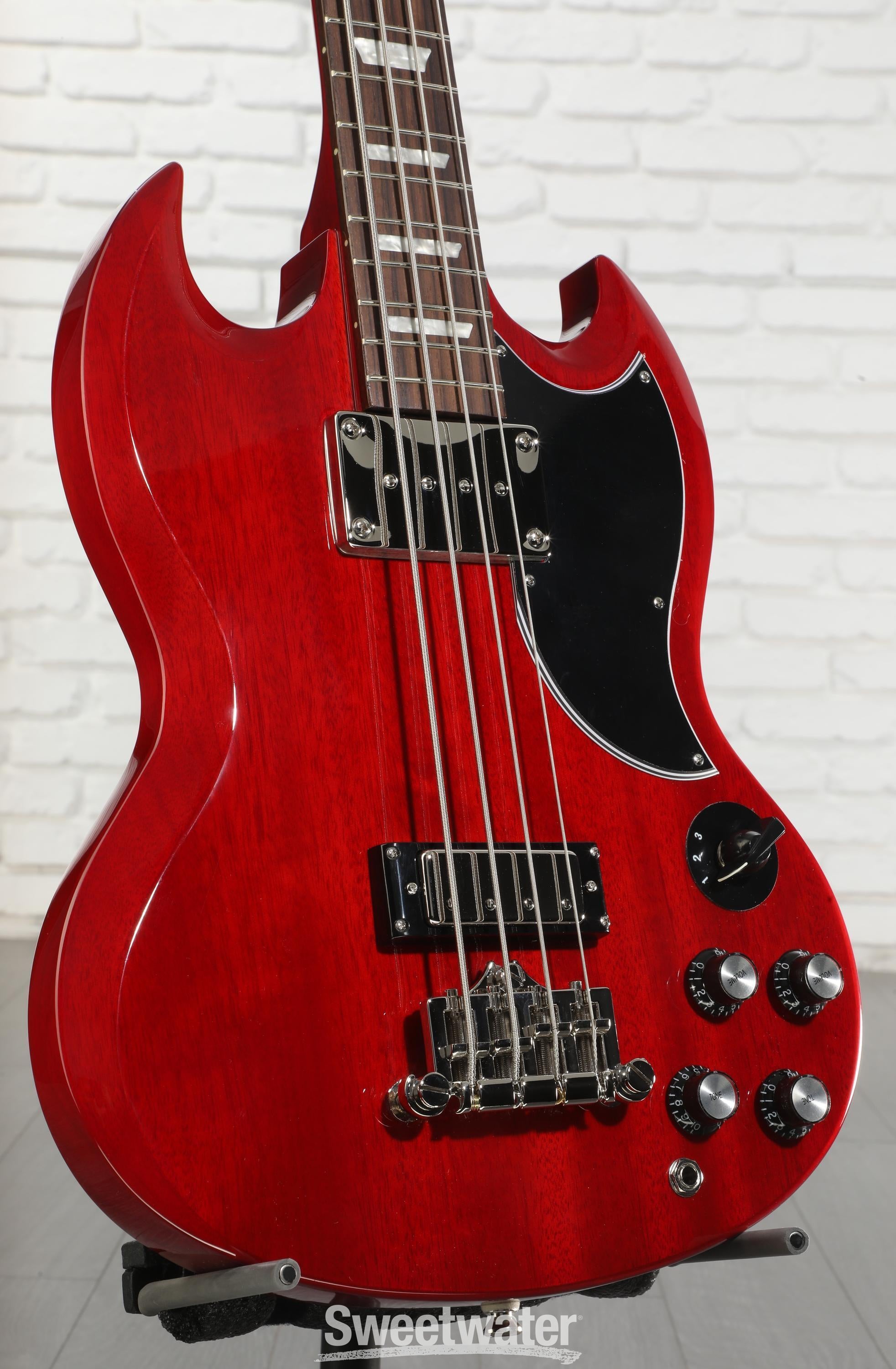 Epiphone EB-3 Bass Guitar - Cherry | Sweetwater