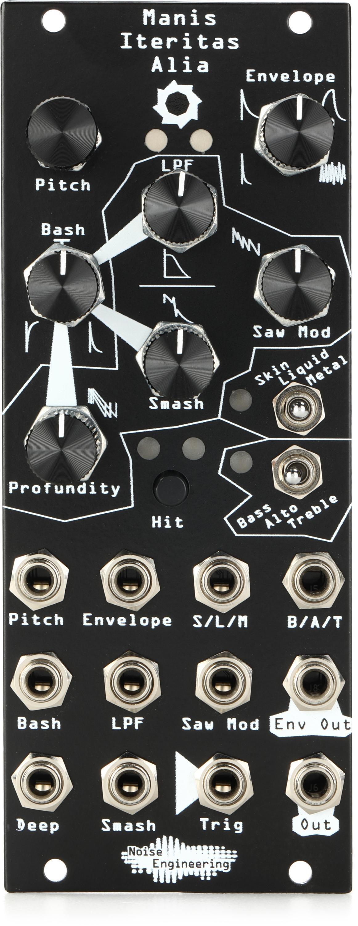 Noise Engineering Manis Iteritas Alia Multimode Oscillator Eurorack Module  - Black