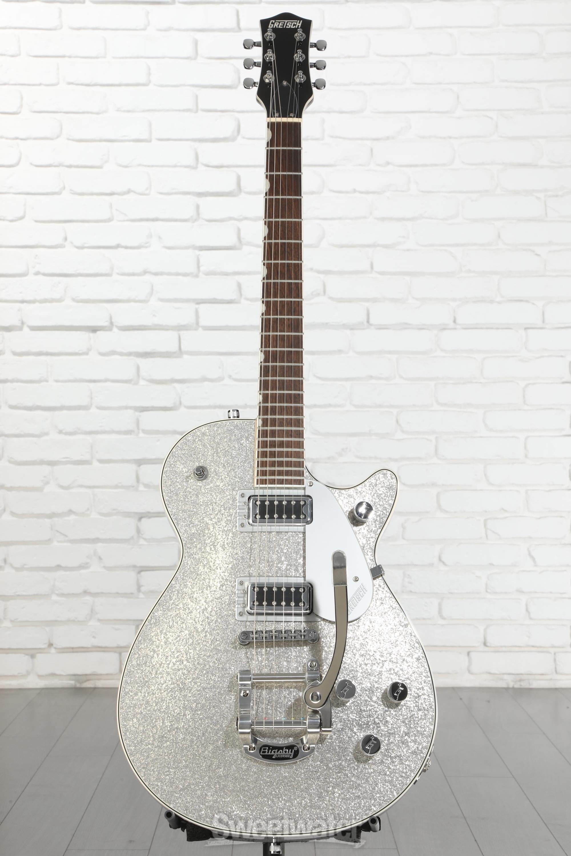 Gretsch Electromatic Jet Electric Guitar - Silver Sparkle | Sweetwater