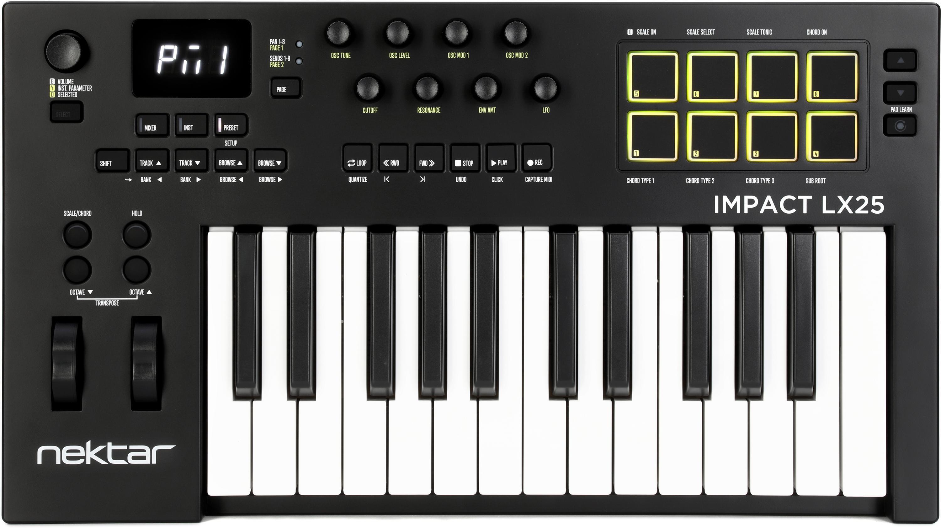 Nectar Impact LX49+ MIDIキーボード Amazon.com: Nektar Impact LX49+ USB MIDI Controller Keyboard