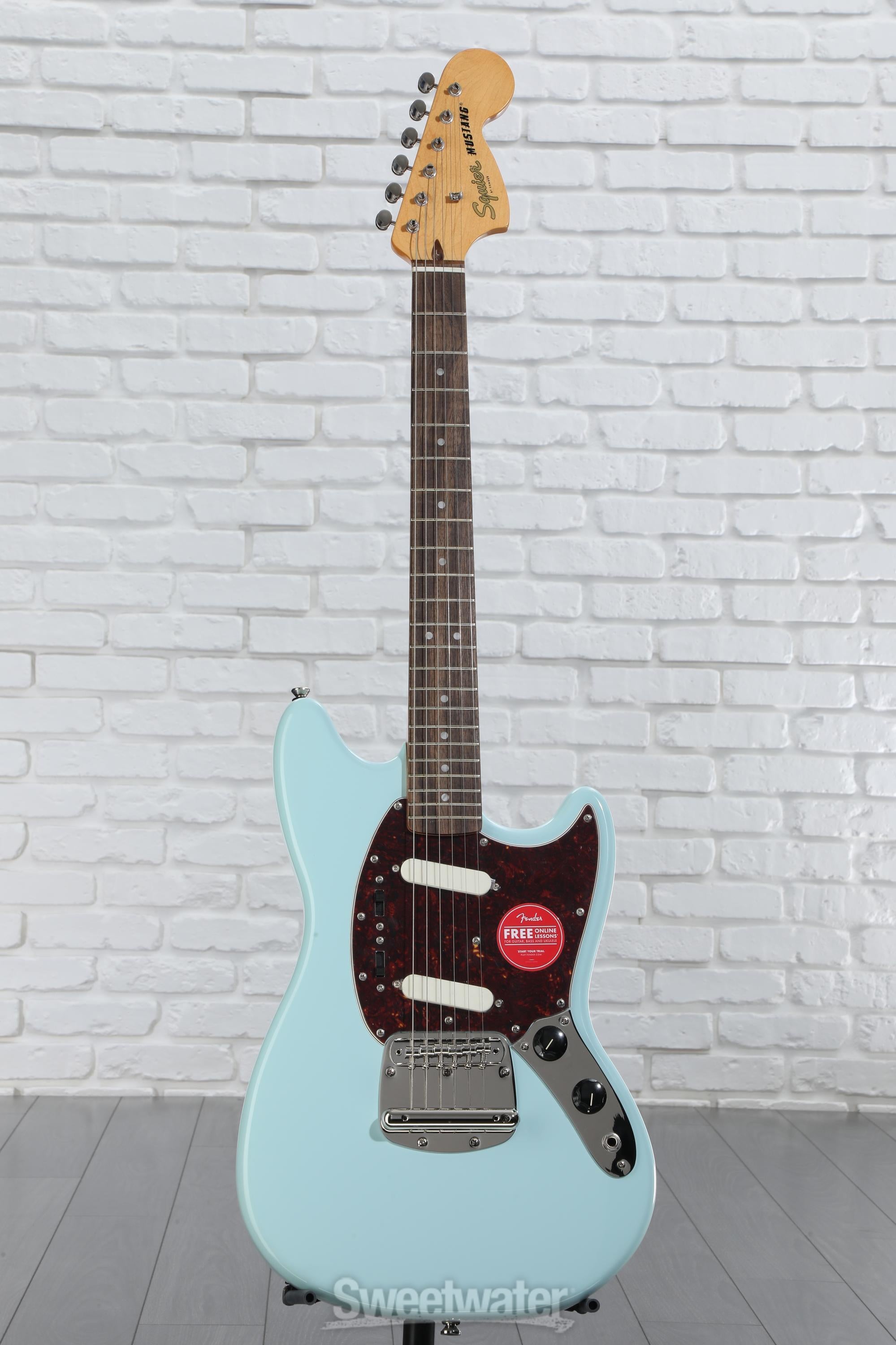 ギター Squier classicvibe mustang Squier Classic Vibe '60s Mustang Electric Guitar Sonic Blue