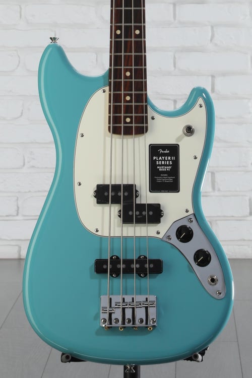 Fender Player II Mustang Bass PJ - Aquatone Blue with Rosewood Fingerboard