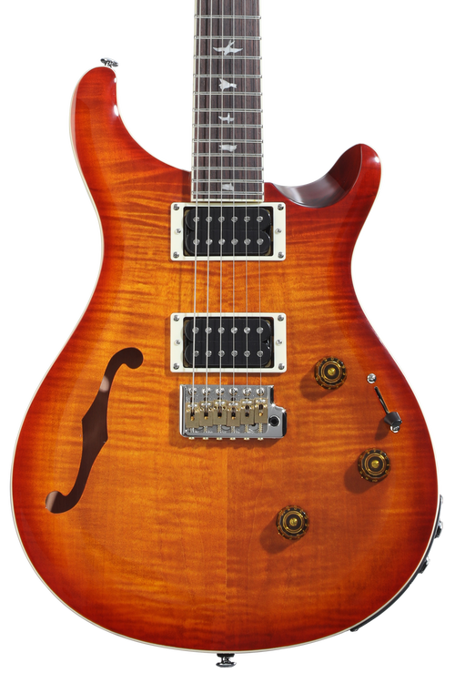 【木目◎】prs se custom 22 semi-hollow PRS SE Custom 22 Semi-Hollow Sunburst – Chicago Music Exchange