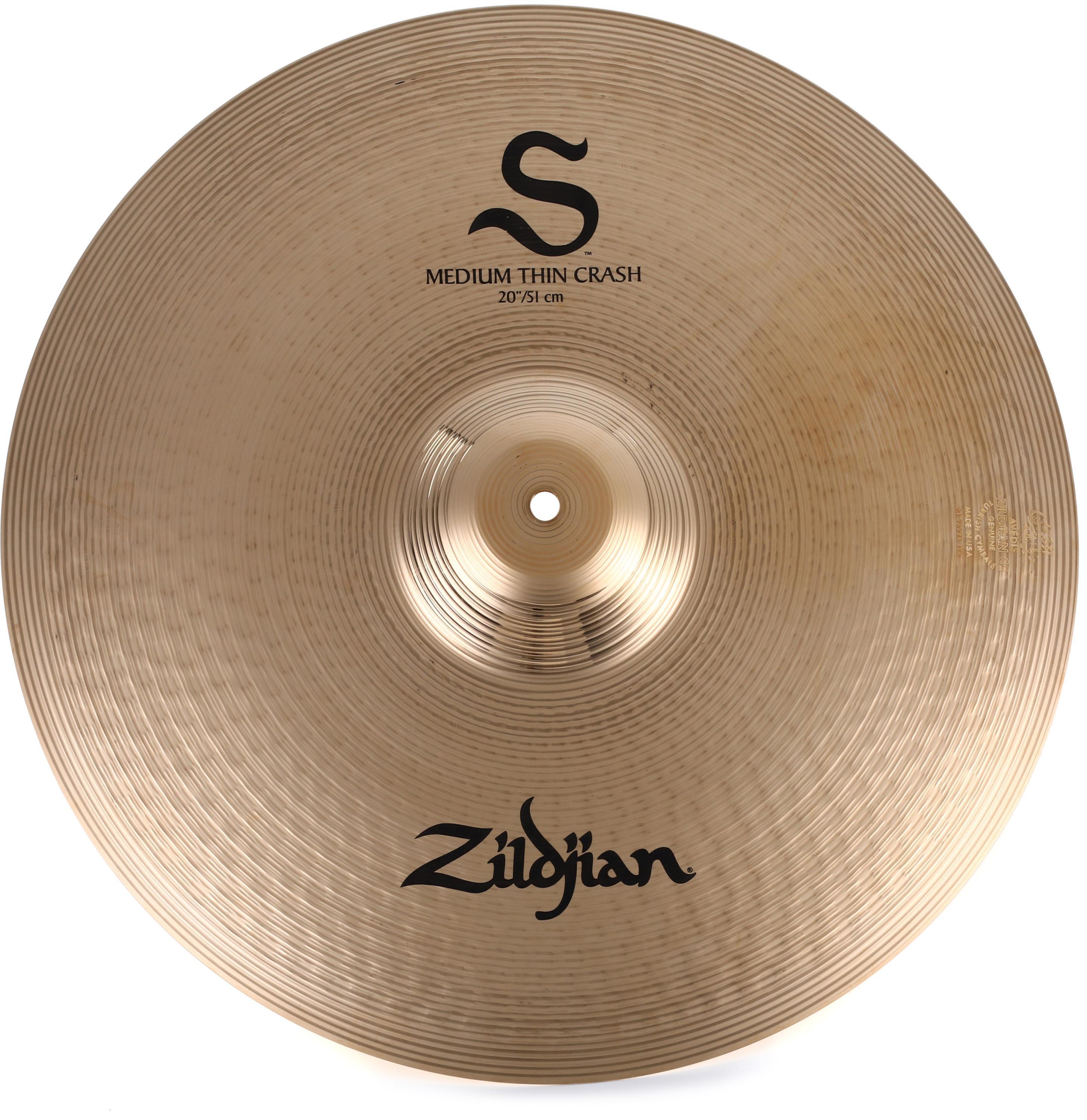 Zildjian 20 inch S Series Medium Thin Crash Cymbal | Sweetwater