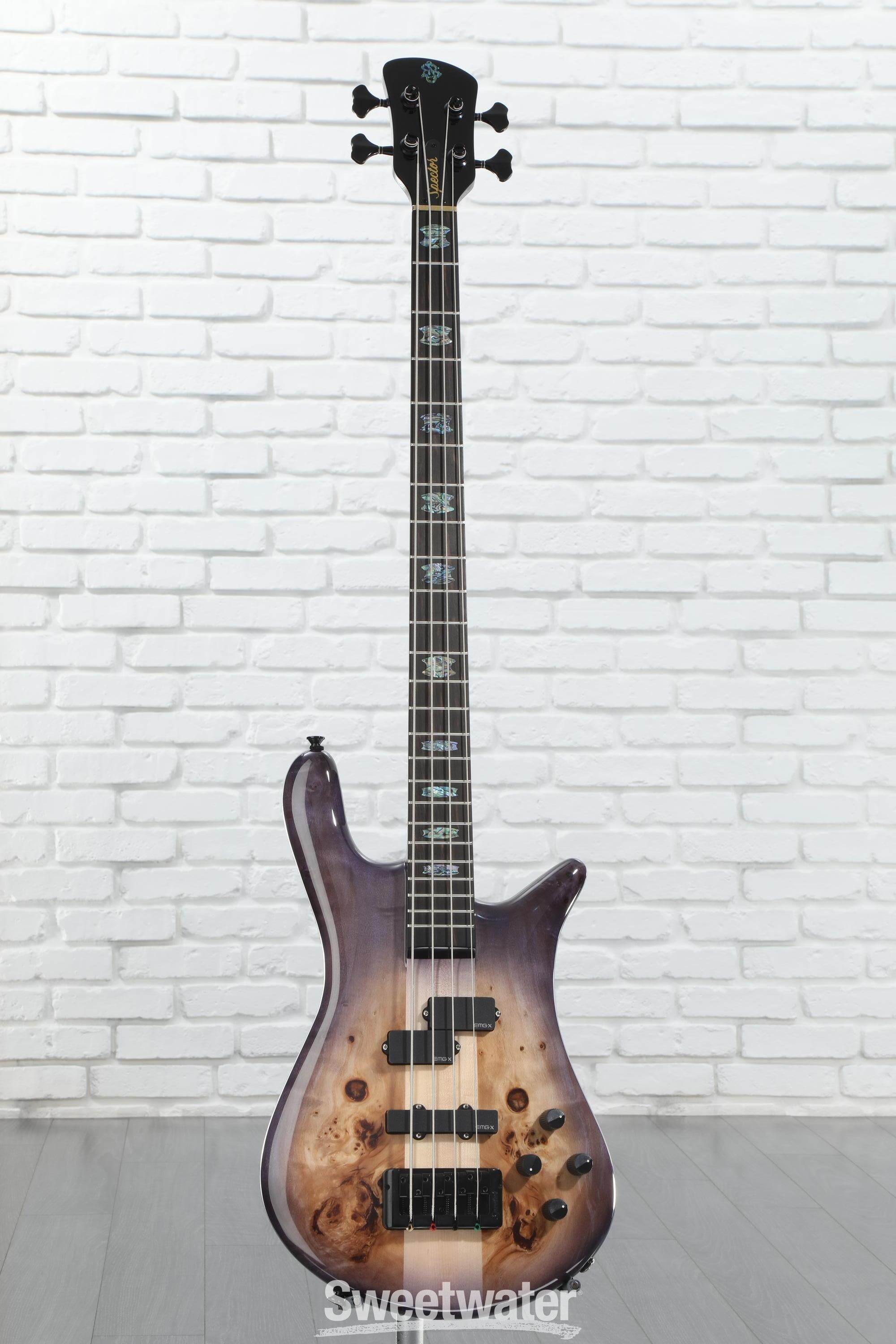 Spector Euro 4 CST Electric Bass Guitar - Natural Violet Spector Euro 4 CST Electric Bass Guitar - Natural Violet