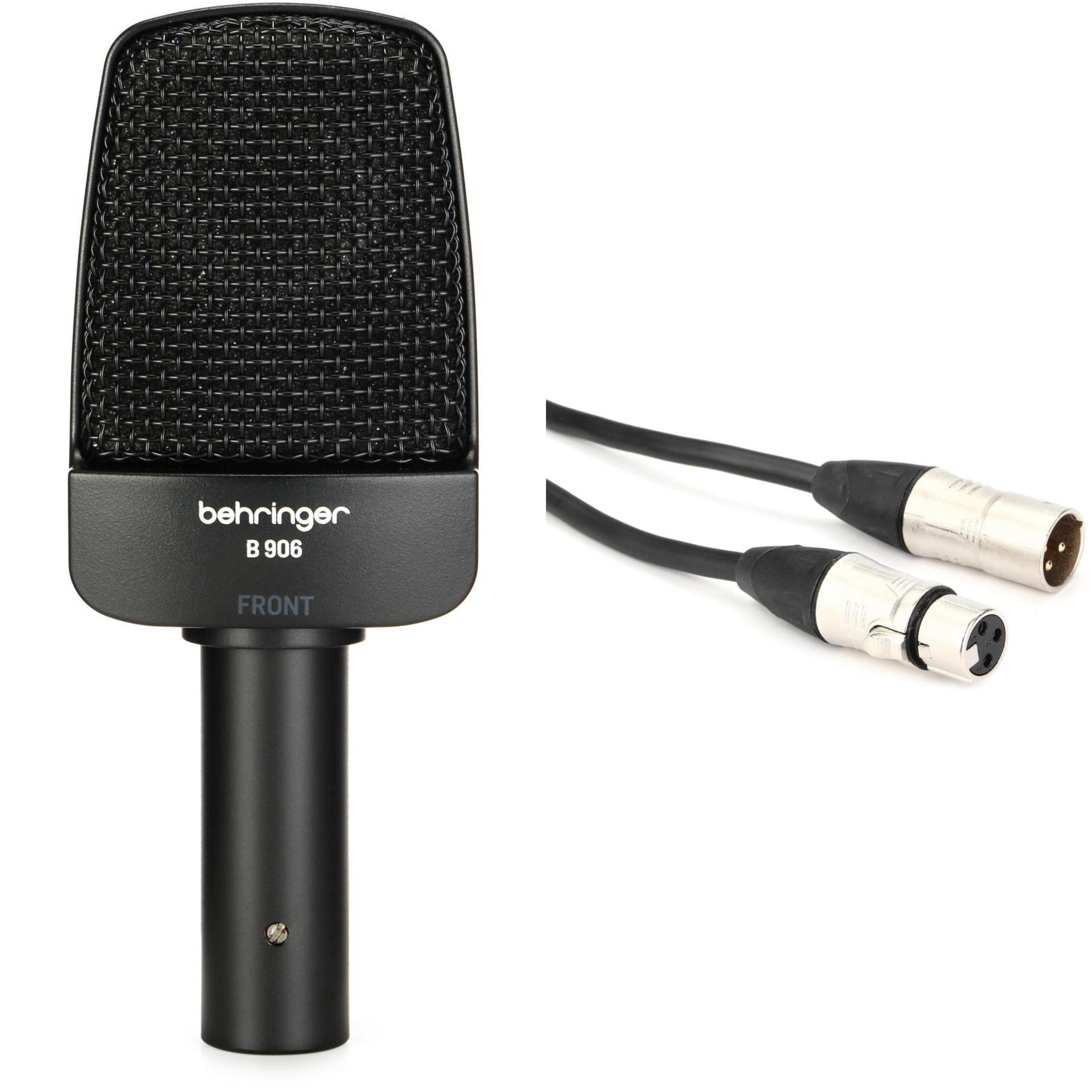 Behringer B 906 Dynamic Microphone with XLR Cable Sweetwater
