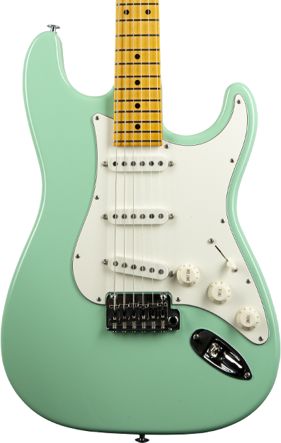 Suhr Classic S Antique SSS Electric Guitar - Surf Green with Maple Fingerboard, Light Aging