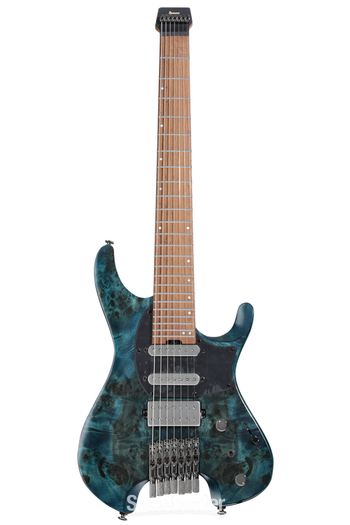 Ibanez Q547PB 7-string Electric Guitar - Cosmic Blue Low Gloss