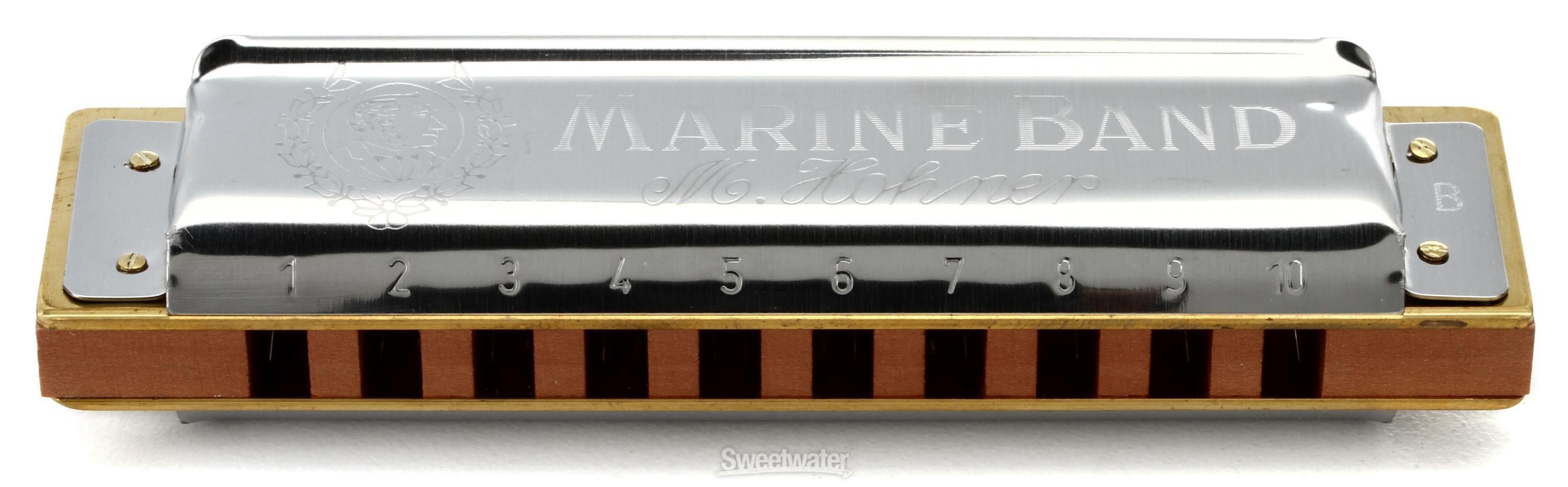 Hohner Marine Band 1896 Harmonica - Key of B | Sweetwater