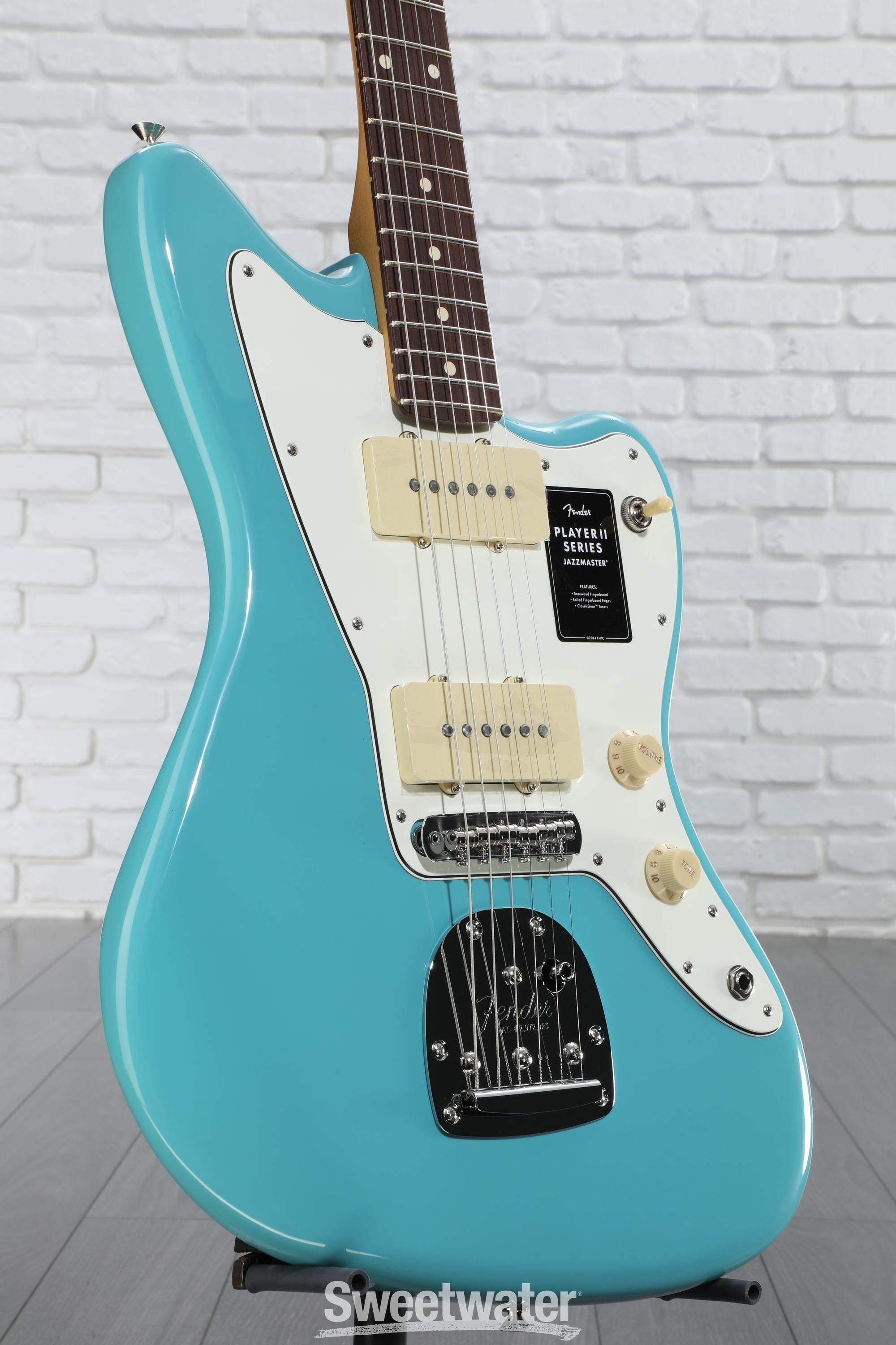 Fender Player II Jazzmaster Electric Guitar - Aquatone Blue