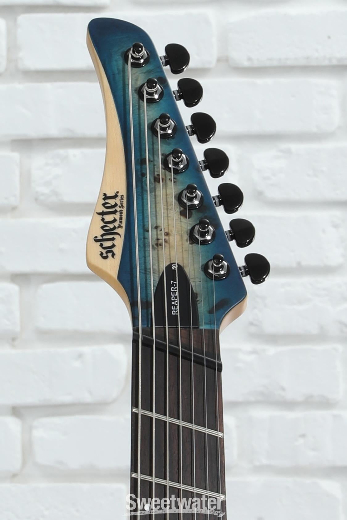 Schecter Reaper-7 Multiscale - Satin Sky Burst | Sweetwater